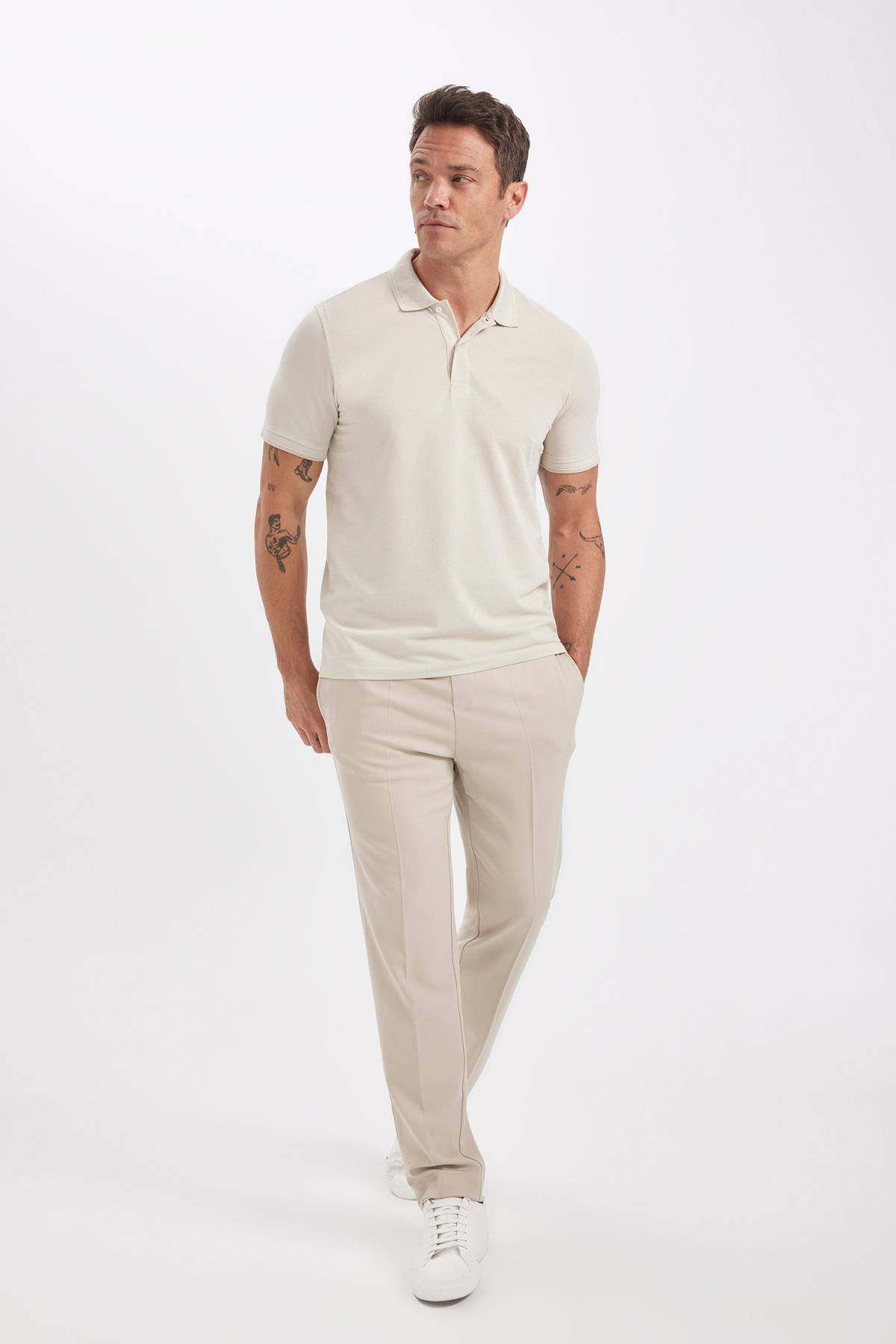 پولوشرت مردانه دفاکتو | D0033AXNS Defacto - Image 4