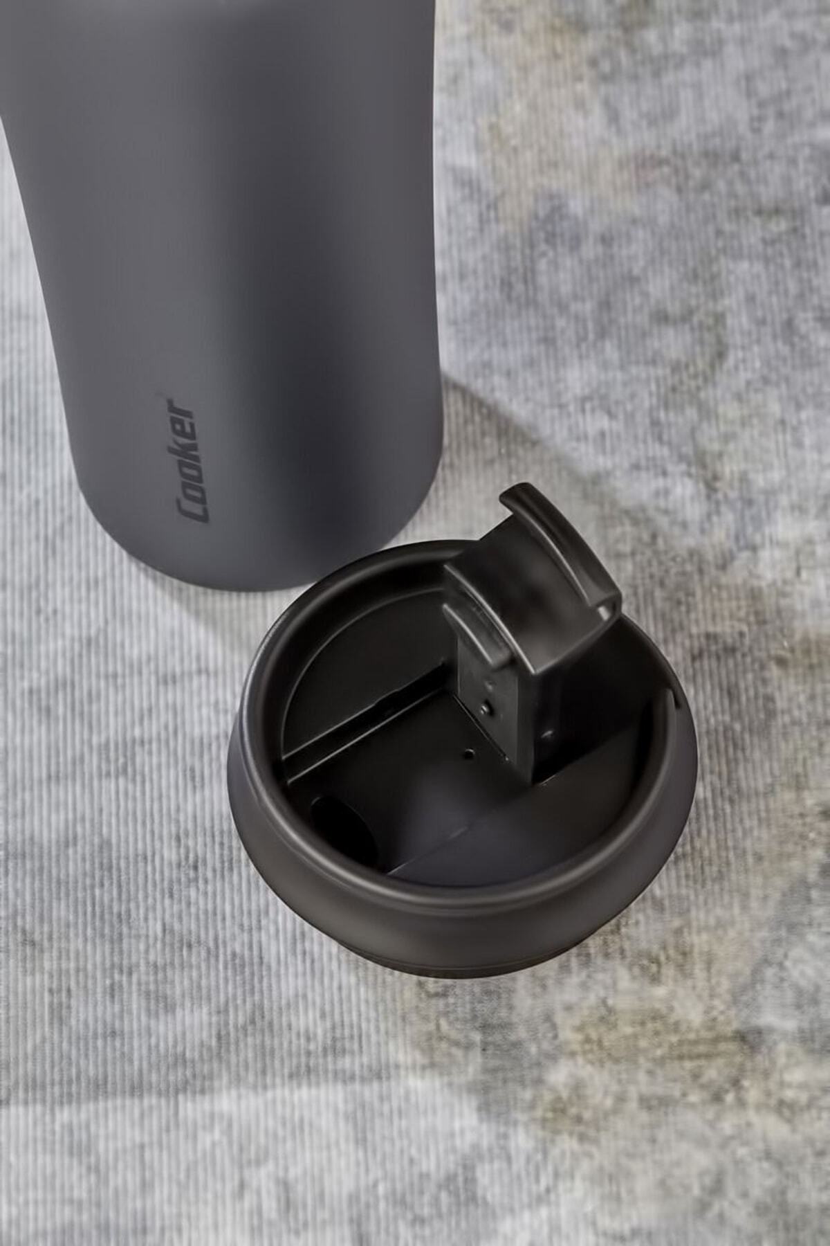 فلاسک Cooker استیل مشکی 0.40 لیتر Ckr2050 اورجینال - تصویر 4