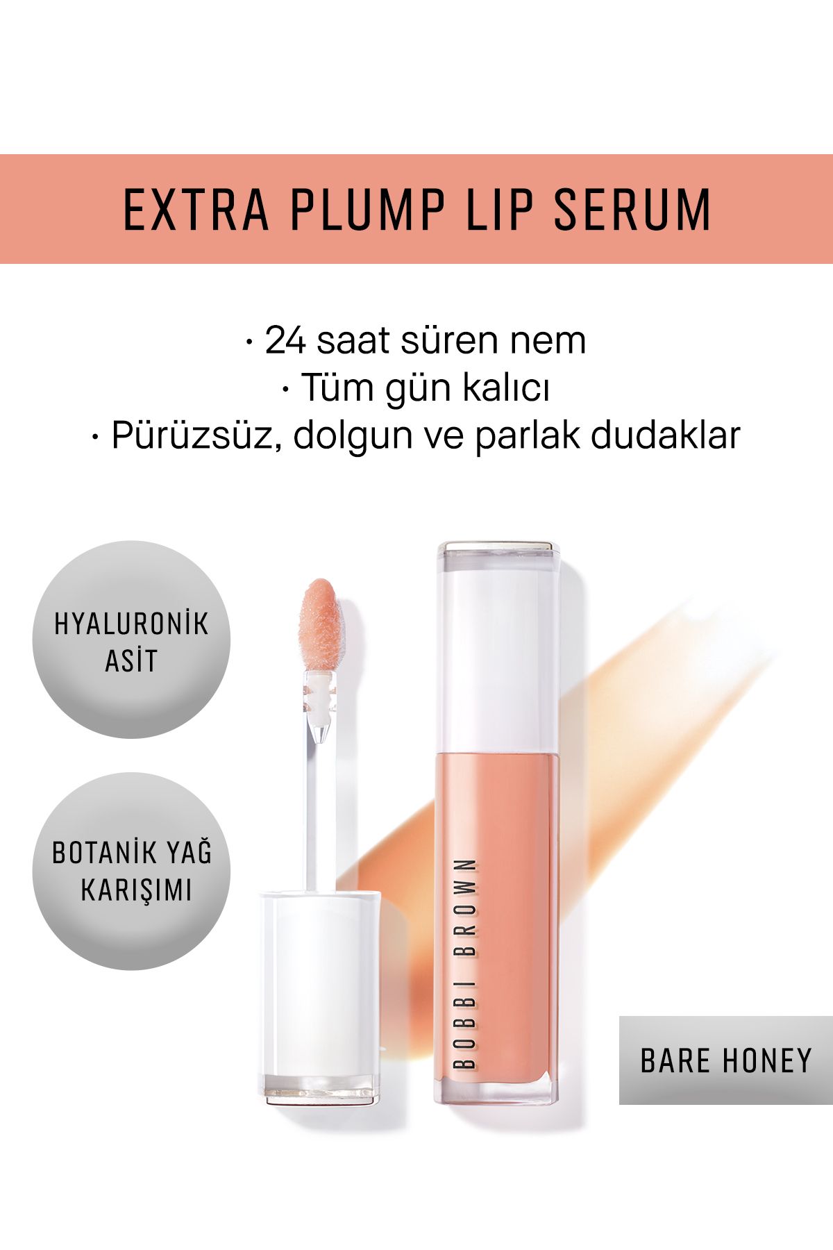 Bobbi Brown Extra Plump Сыворотка для губ – Bare Honey 716170336145 105136