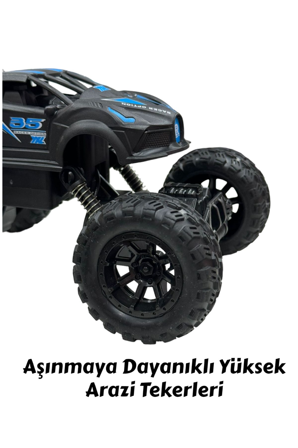 Uzaktan Kumandalı Bluetooth Telefon Kontrollü Jeep Araba Drift Şarjlı Rock Crawler 19 cm Off-Road
