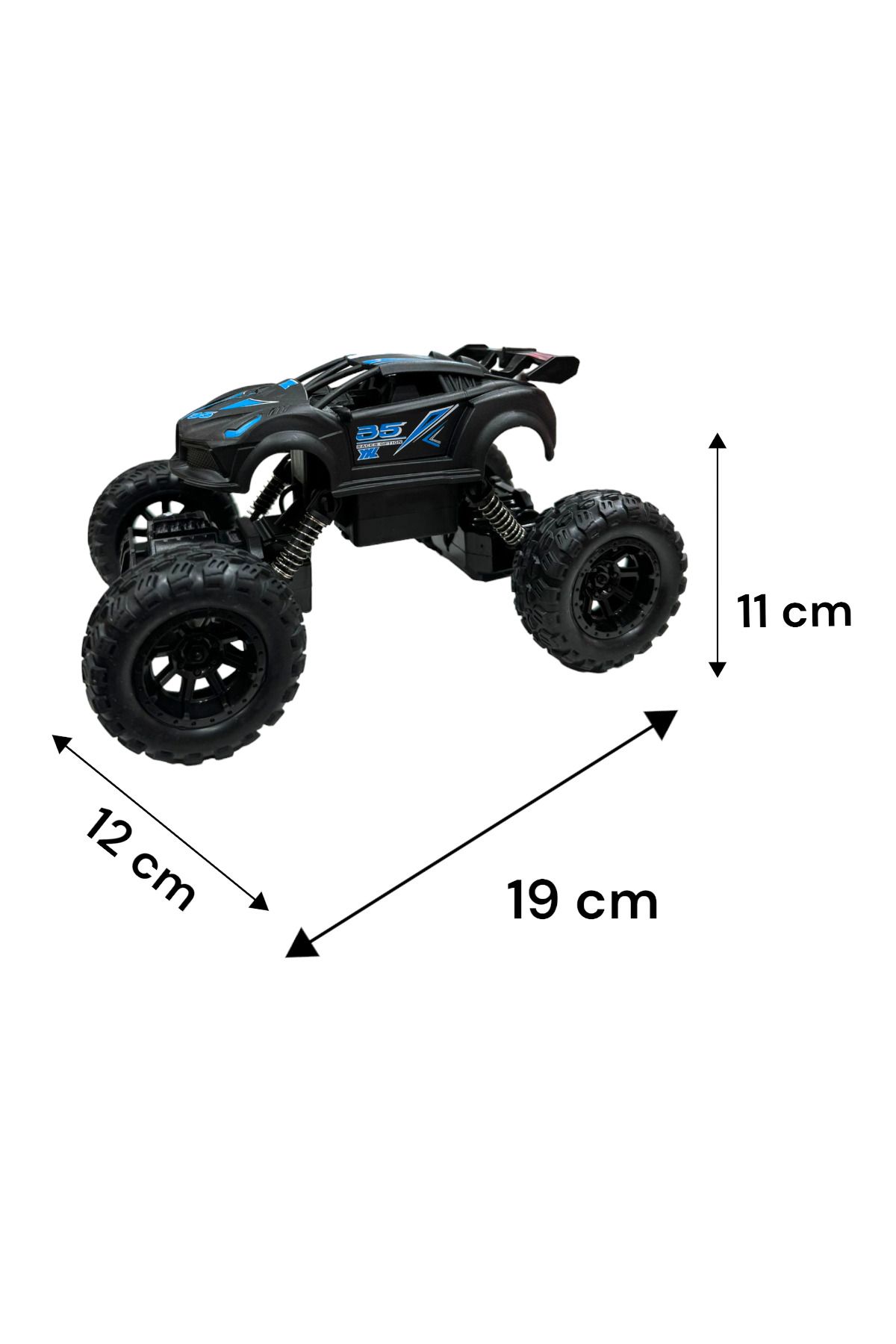 Uzaktan Kumandalı Bluetooth Telefon Kontrollü Jeep Araba Drift Şarjlı Rock Crawler 19 cm Off-Road