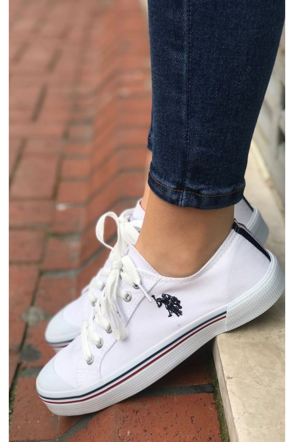 اسنیکر سفید زنانه کفش ورزشی U.S Polo Assn Penelope U.S. Polo Assn.