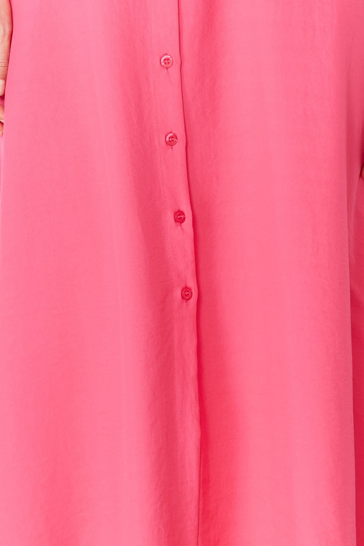 Trendyol Collection-Rosa gewebtes Midi-Hemdkleid mit Gürtel TWOSS23EL01628 5