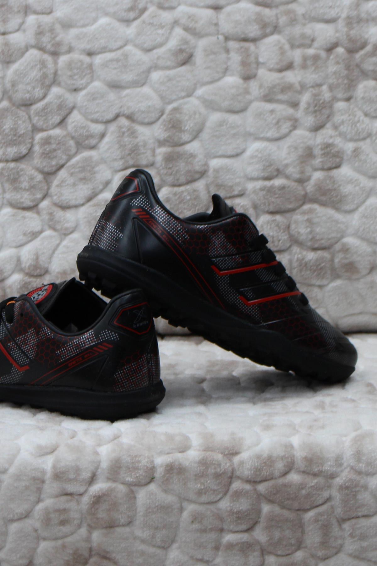 کفش Kinetix فوتبال پسرانه Skill TF J Black Tourf Astroturf اورجینال - تصویر 3