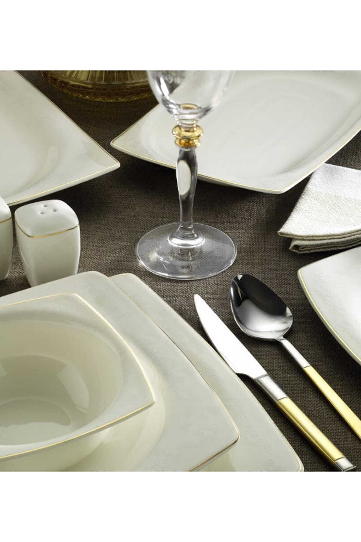 Bone Mare 53 Parça 9850 Desenli Yemek Takımı