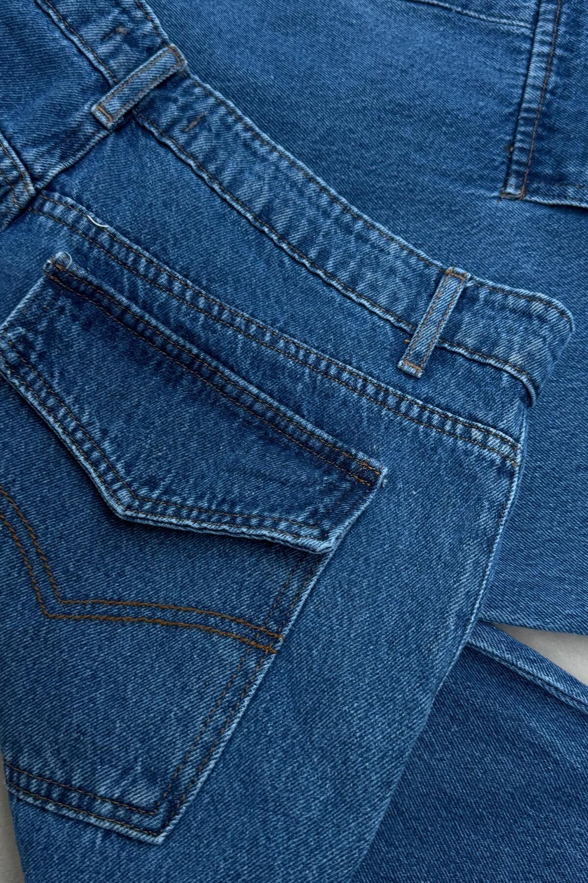 Carpe-Pantaloni largi cu fermoar de marime mare 3