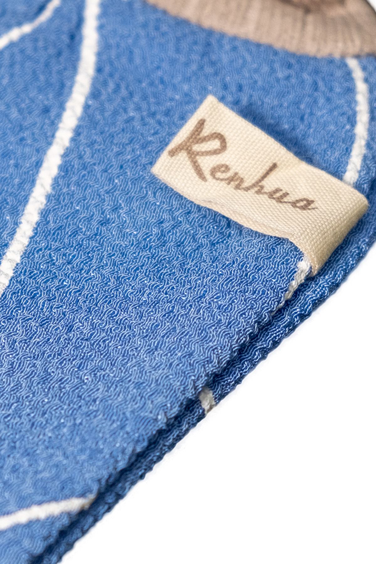اسکراب حمام میکروفیبر (3 عدد) مراقبت عمیق پوست، لایه برداری ملایم و پاکسازی موثر Renhua