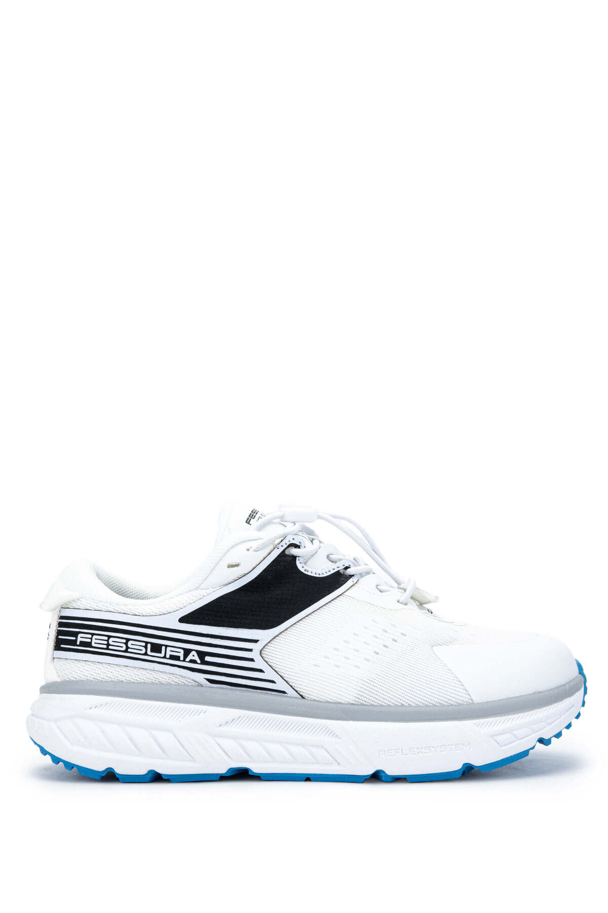 کفشهای کتانی و ورزشی پارچهای سفید/مشکی کودکانه  کفشهای کتانی و ورزشی پارچهای سفید/مشکی کودکانه