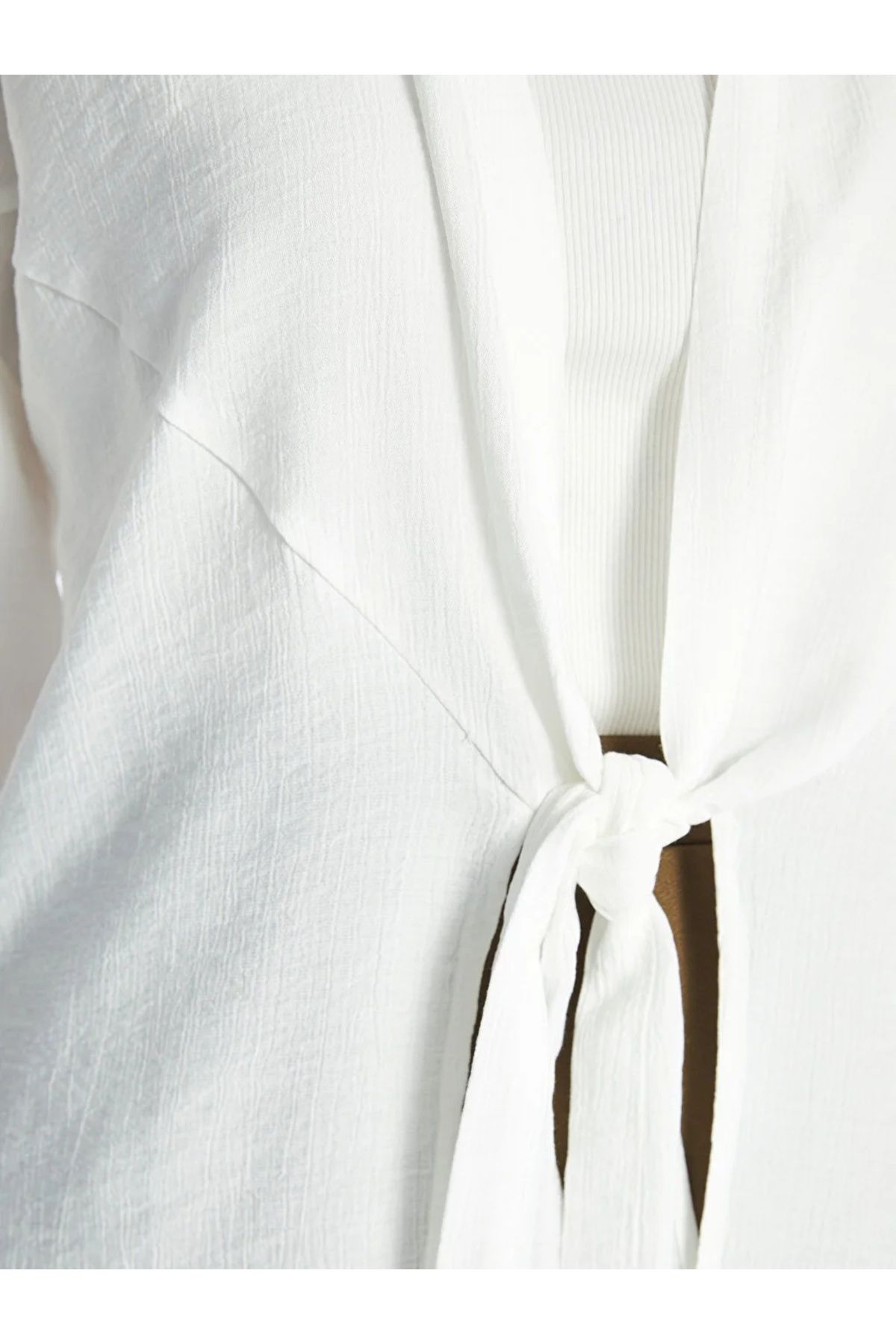 LCWAIKIKI Classic Şal Yaka Düz Oversize Kadın Kimono
