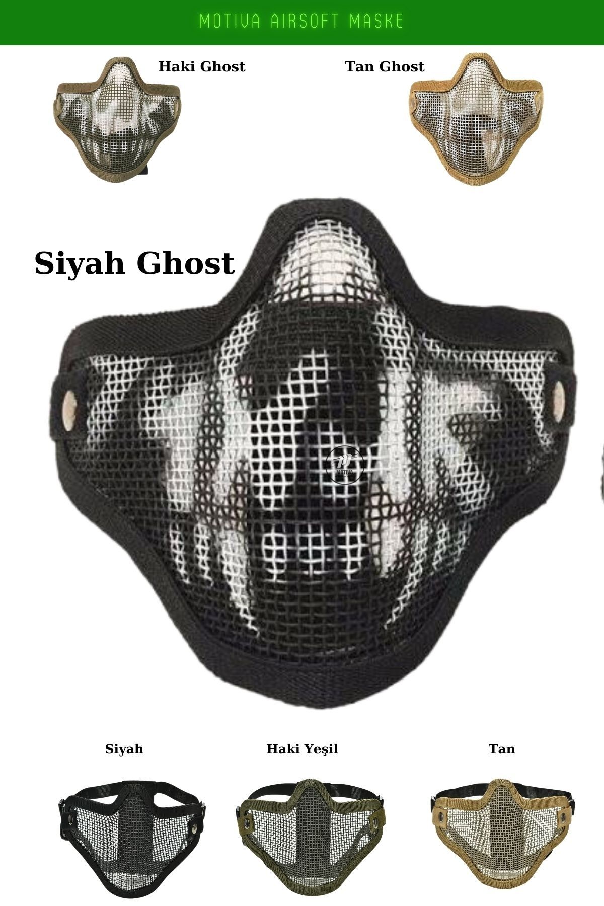 airsoft maske örgü