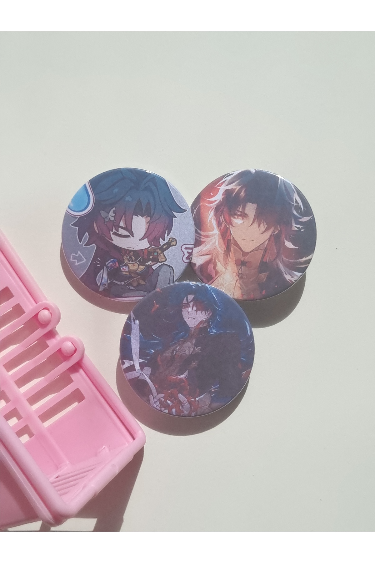 Honkai Star Rail Blade Bag Ornament Badge Set