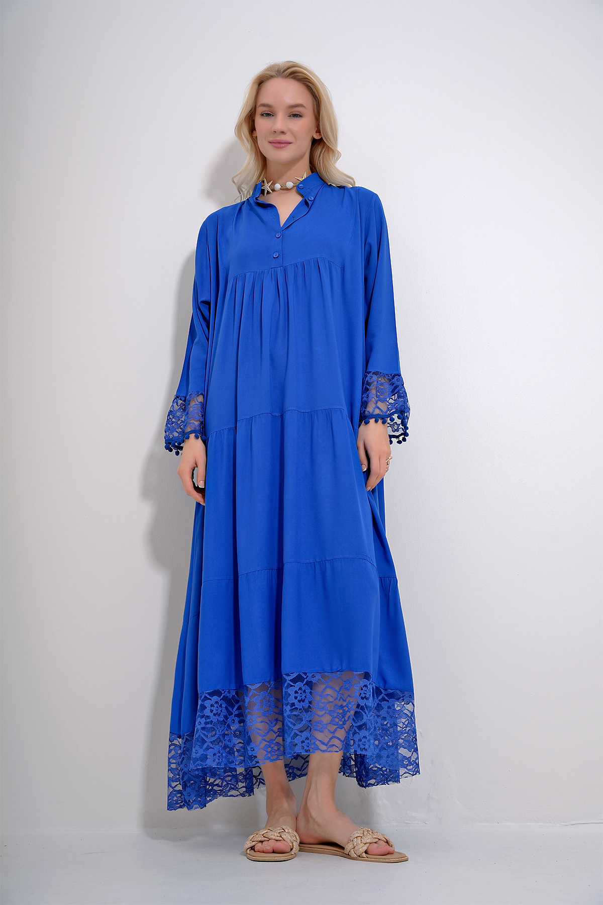 لباس زنانه آلاچاتی | ALC-X12005 Trend Alaçatı Stili - Image 4