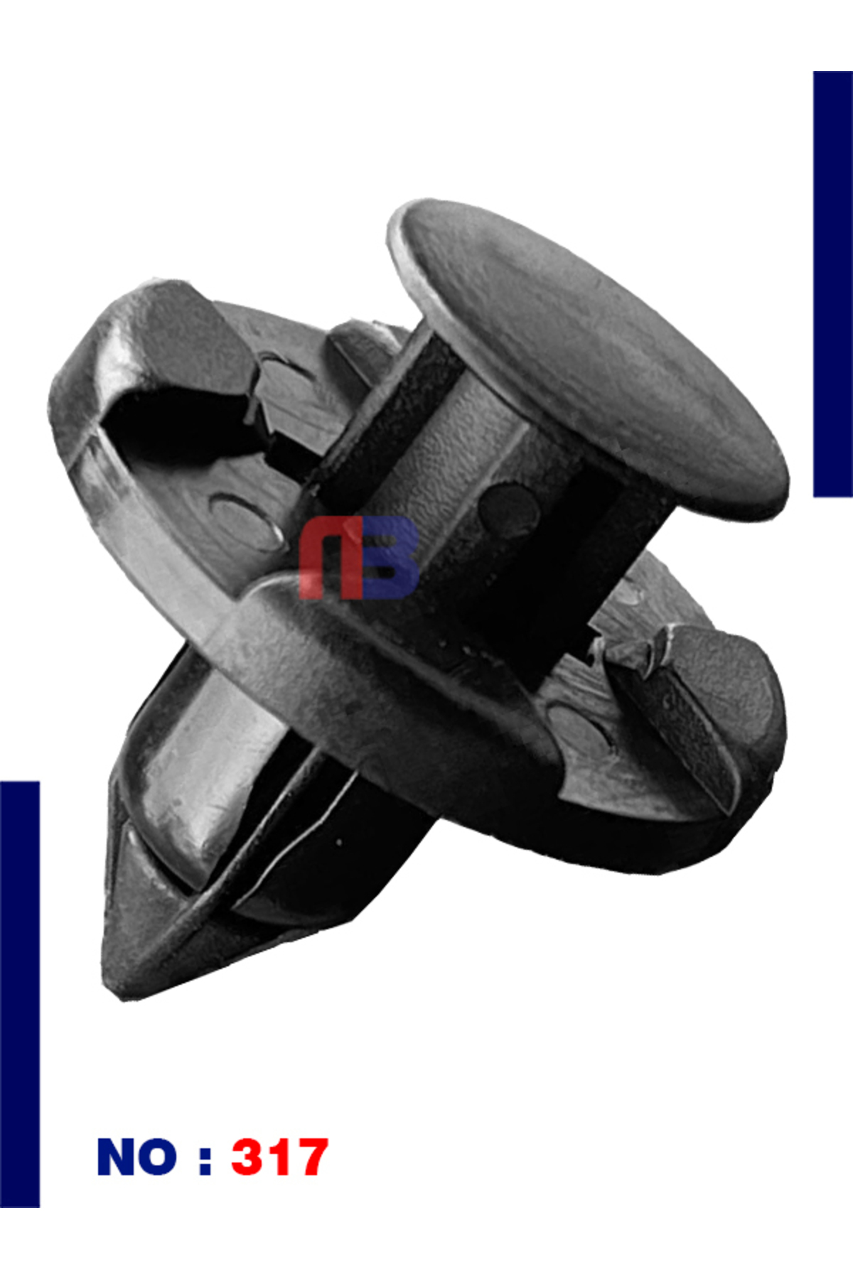 NB Klips Nissan Mitsubishi Uyumlu Döşeme Klips 100 Adet