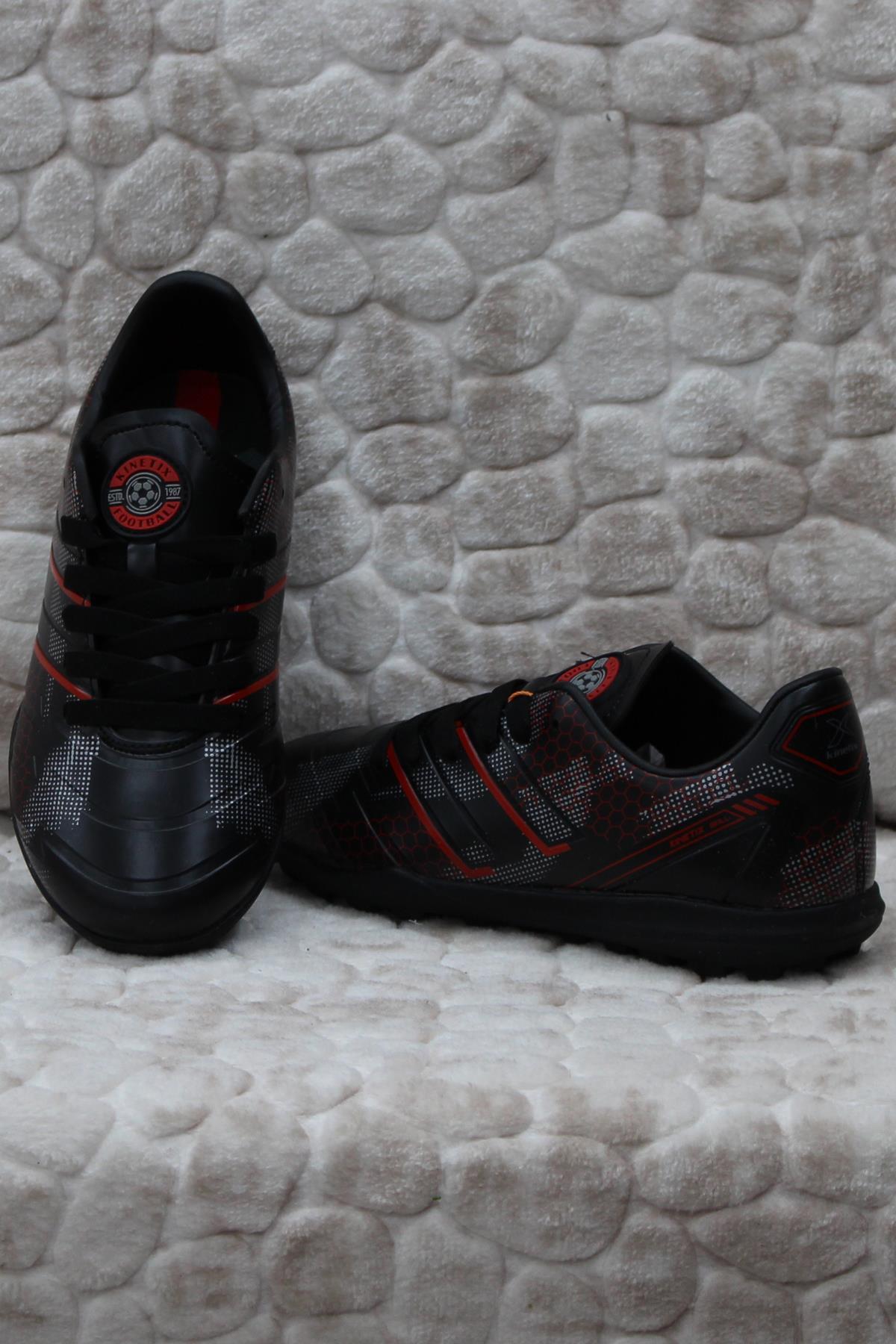 کفش Kinetix فوتبال پسرانه Skill TF J Black Tourf Astroturf اورجینال - تصویر 5