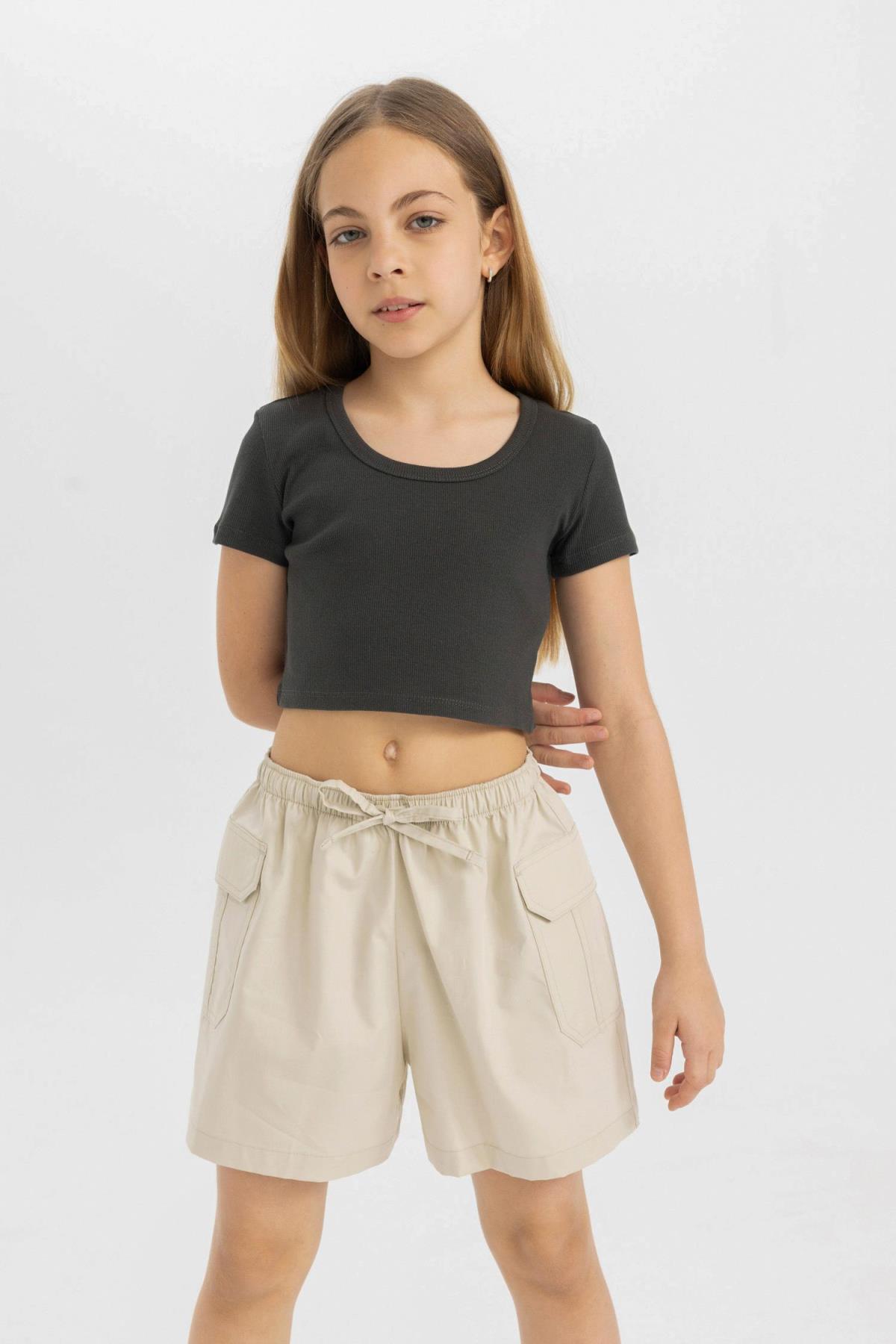 تی شرت دخترانه دفاکتو | C4510A824SM Defacto - Image 3