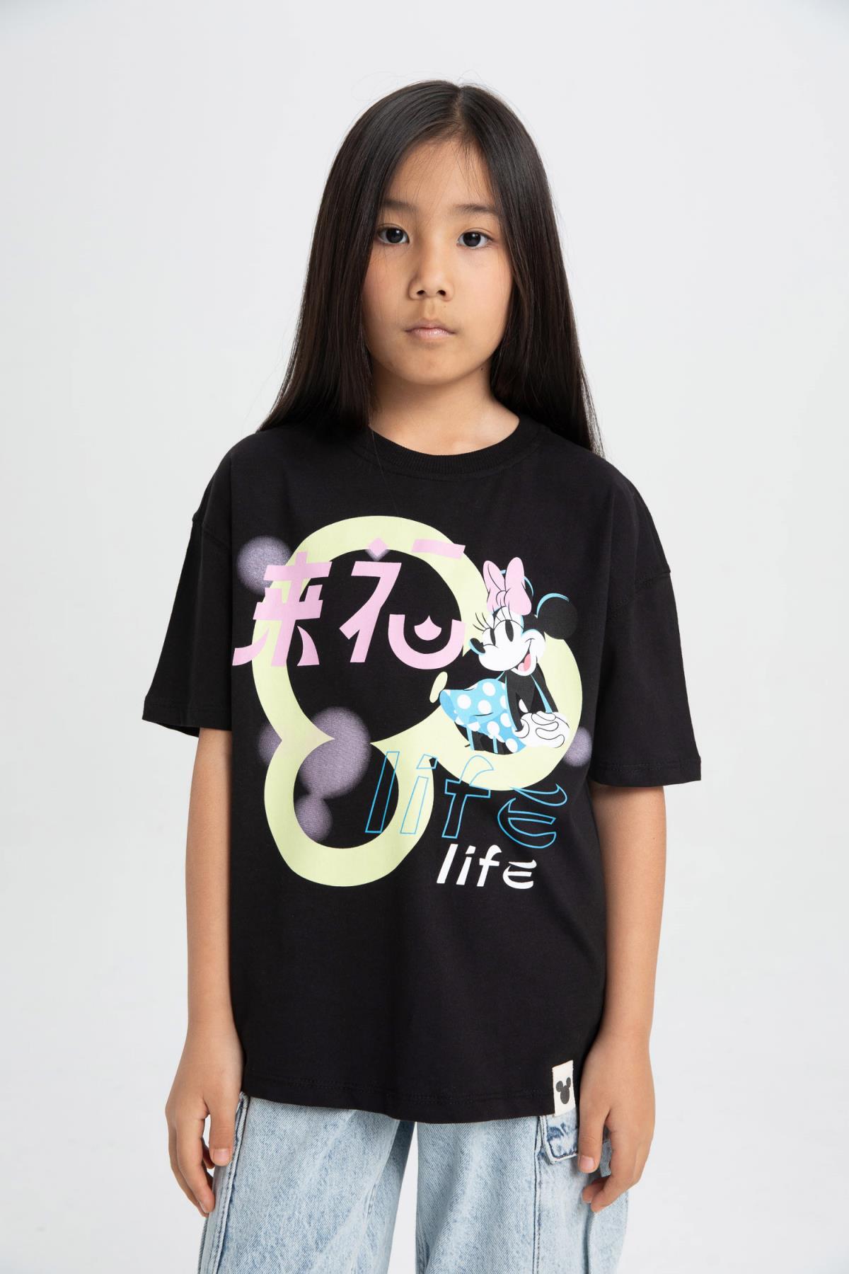 تیشرت دخترانه دفاکتو Defacto اورجینال دخترانه کد کالا C5938A824SM - تصویر 4