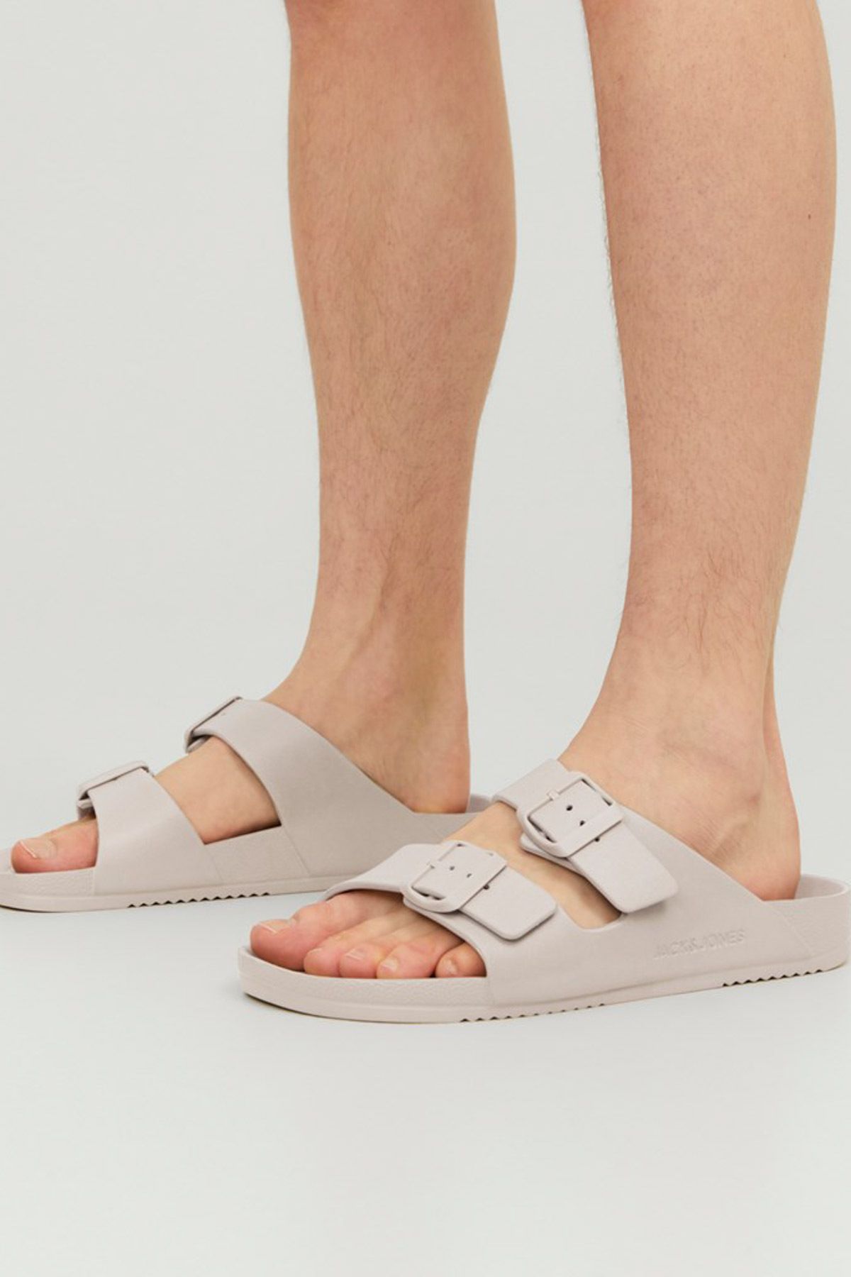 دمپایی نود مردانه Jack Jones Slipper Beige Molded Jfwcroxton Jack & Jones