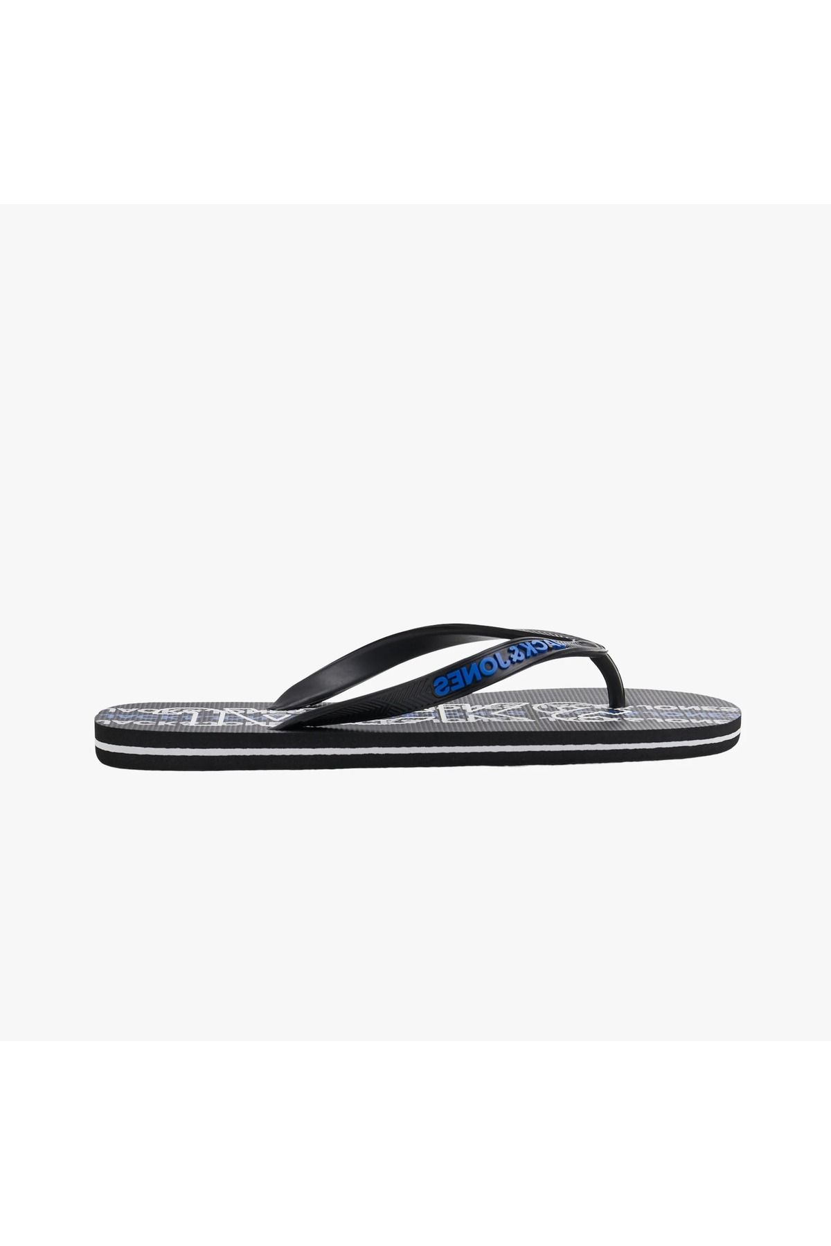 دمپایی سیاه مردانه Jack Jones جک و جونز JFWLOGO 2.0 FLIP FLOP Jack & Jones
