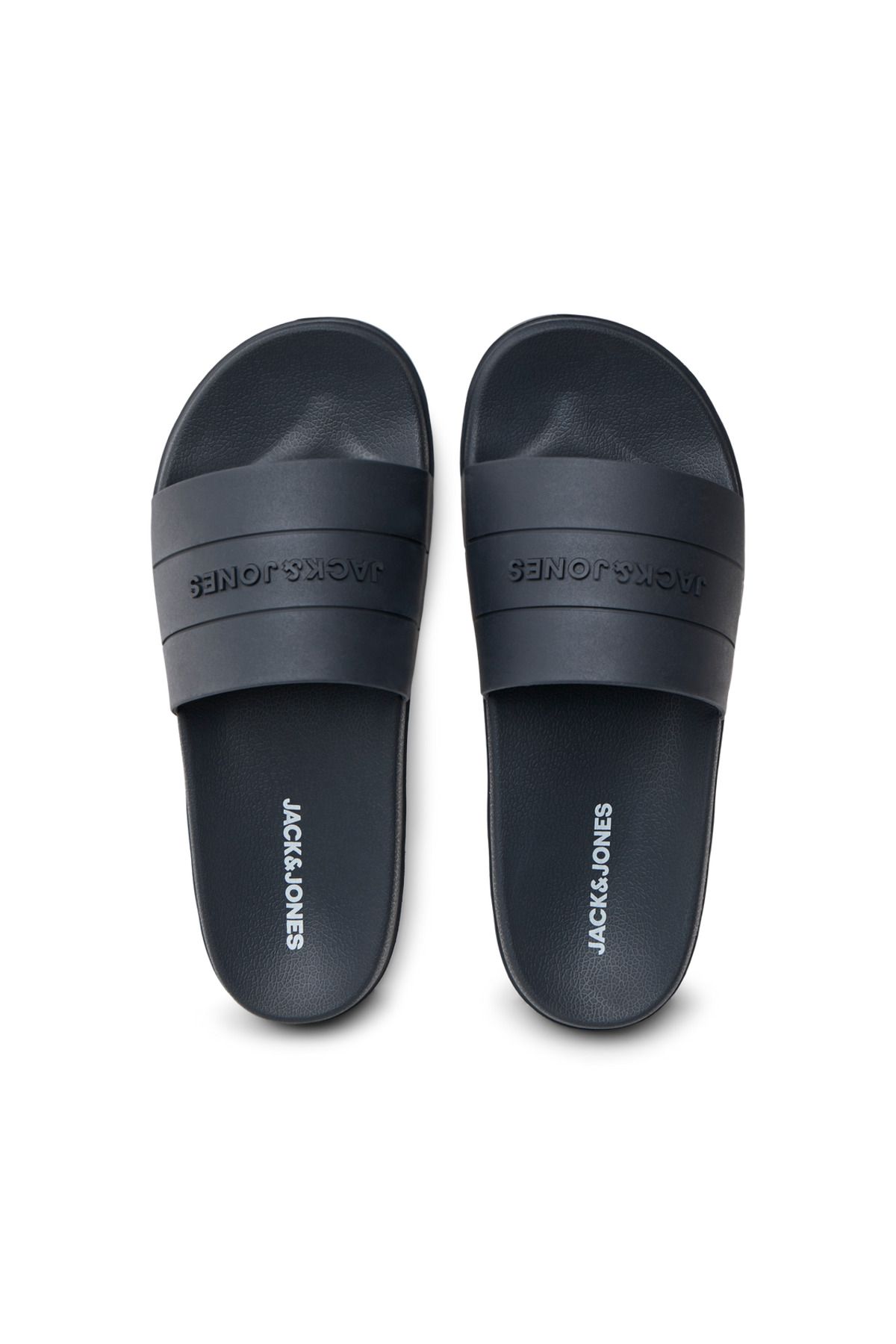 دمپایی سیاه مردانه Jack Jones جک و جونز jfwmaxi نوار قالب Jack & Jones