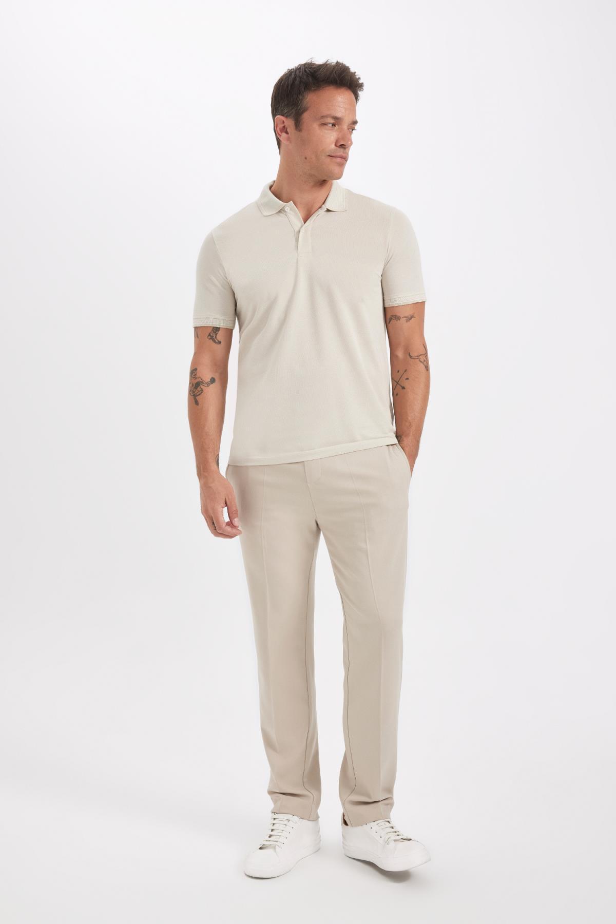 پولوشرت مردانه دفاکتو | D0033AXNS Defacto - Image 2