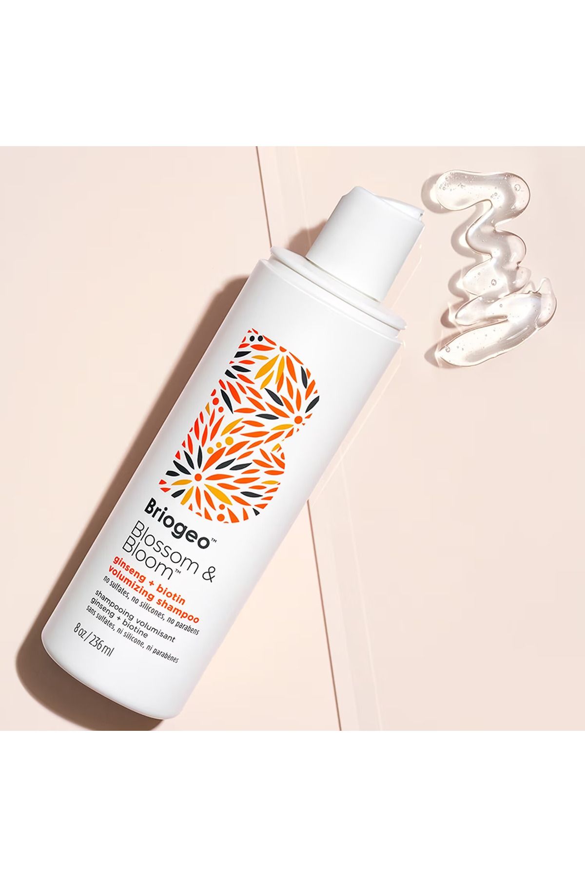 briogeo-Blossom Bloom Ginseng and Biotin Azucar Volumizing Shampoo 4