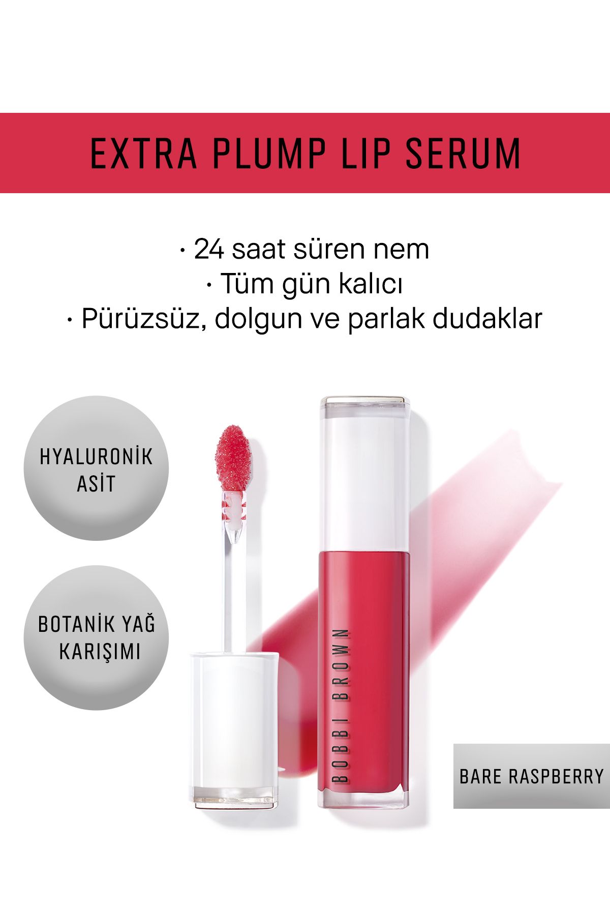 Bobbi Brown Extra Plump Сыворотка для губ – Bare Raspberry 716170336336 105136