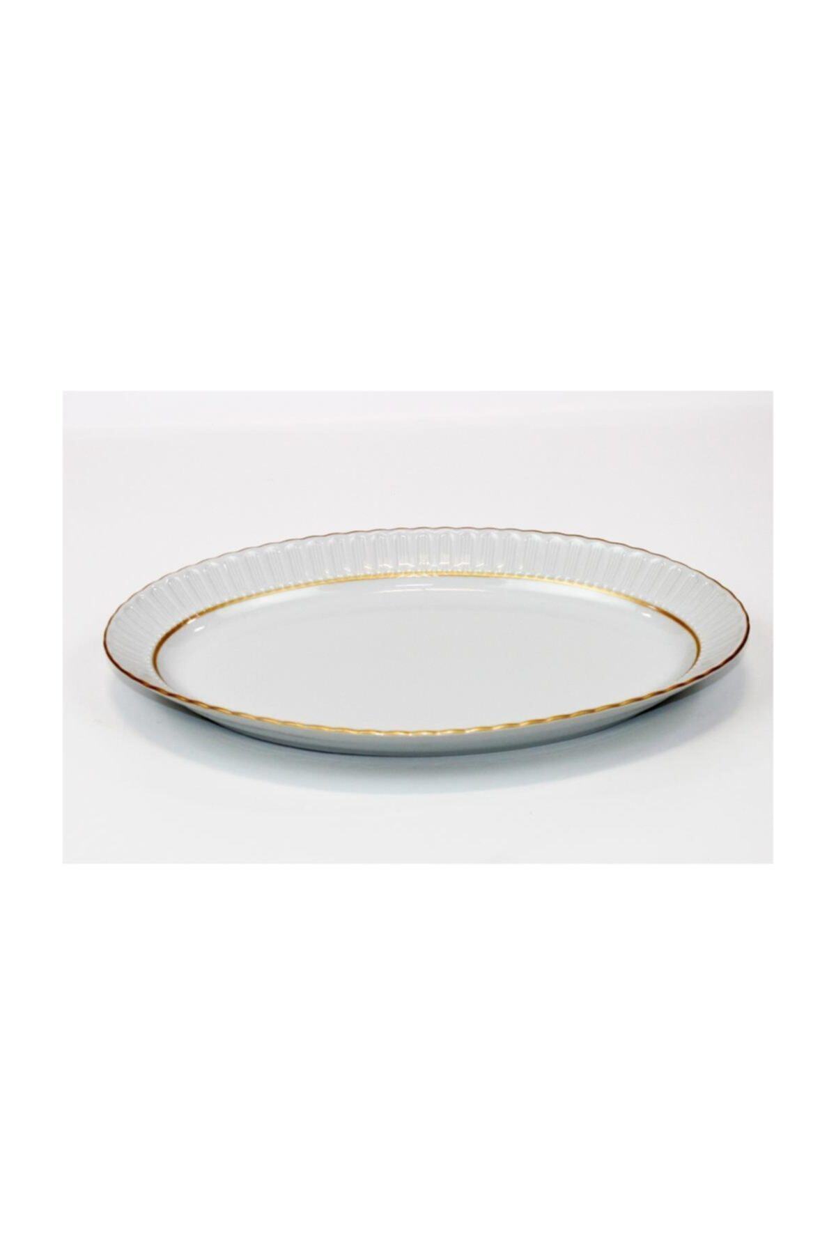 Porcelain 25 cm Gilded Platter