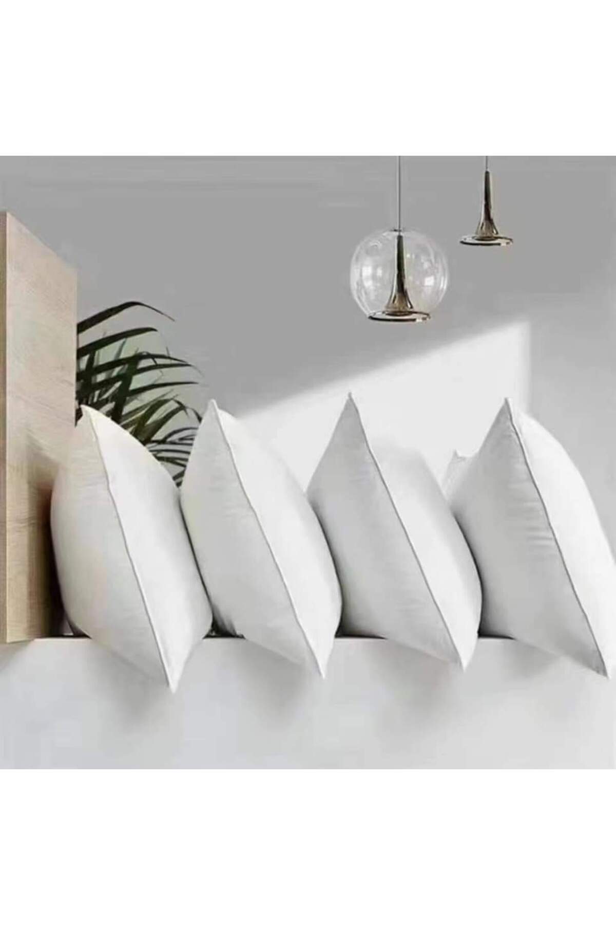 4 x Washable Nonwomen Allergic Silicone Pillow 50 X 70 800g Micrifiber Pillow