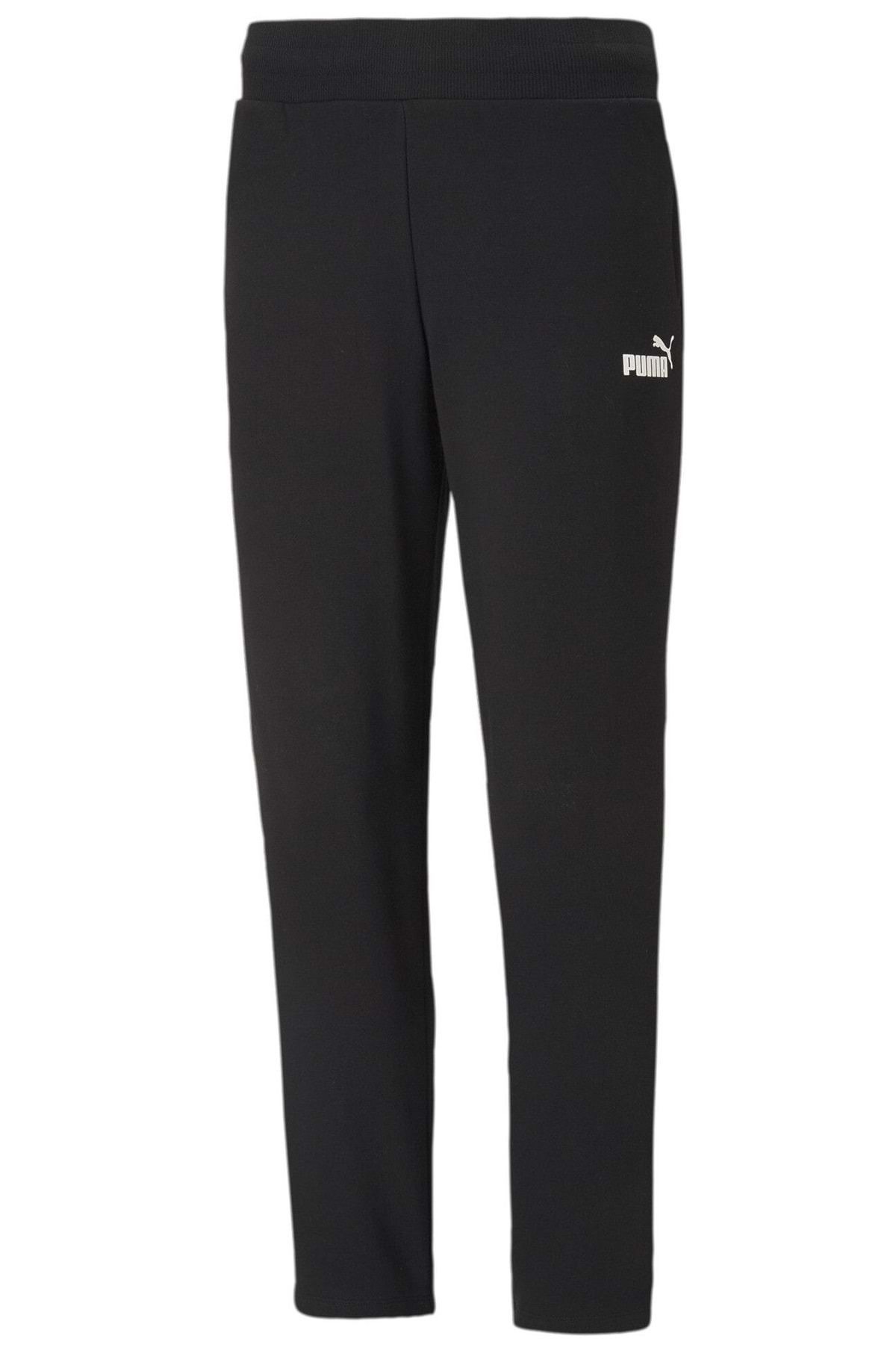 Puma 586846 51 Ess Sweatpants Pants Training Women s Short Sweatpants Black