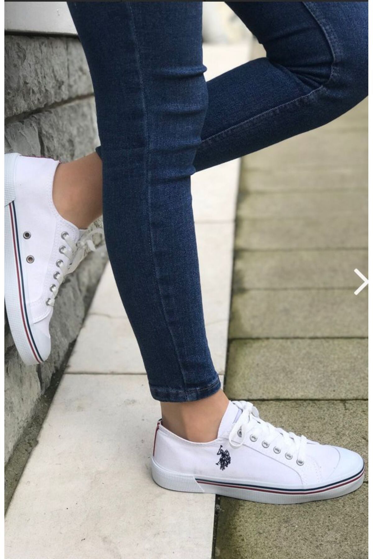 اسنیکر سفید زنانه کفش ورزشی U.S Polo Assn Penelope U.S. Polo Assn.
