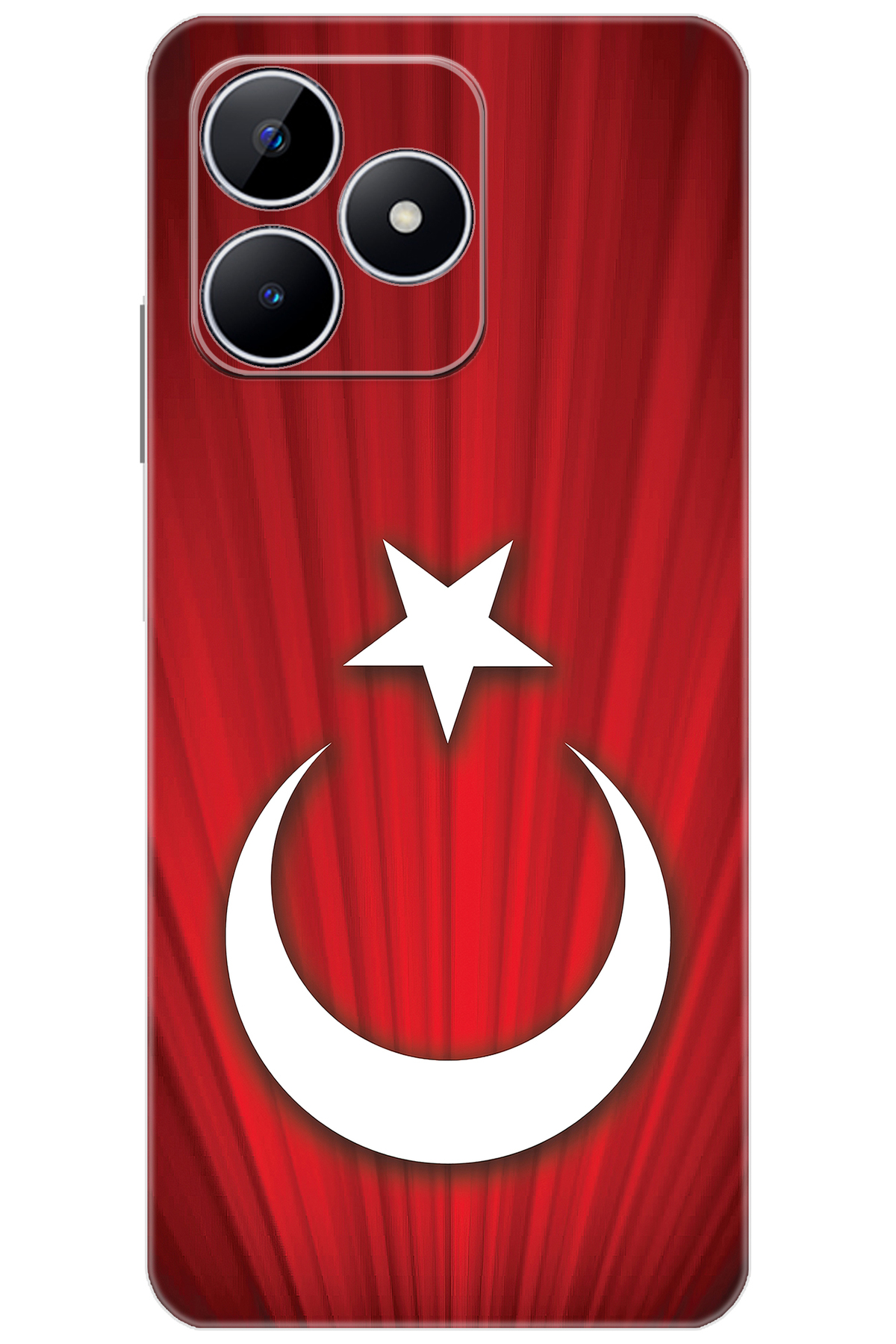 Note 50 (RMX3834) Sheath Pattern Printed Silicone Turkish Flag Design NGO:382 CP-5WSRfM1