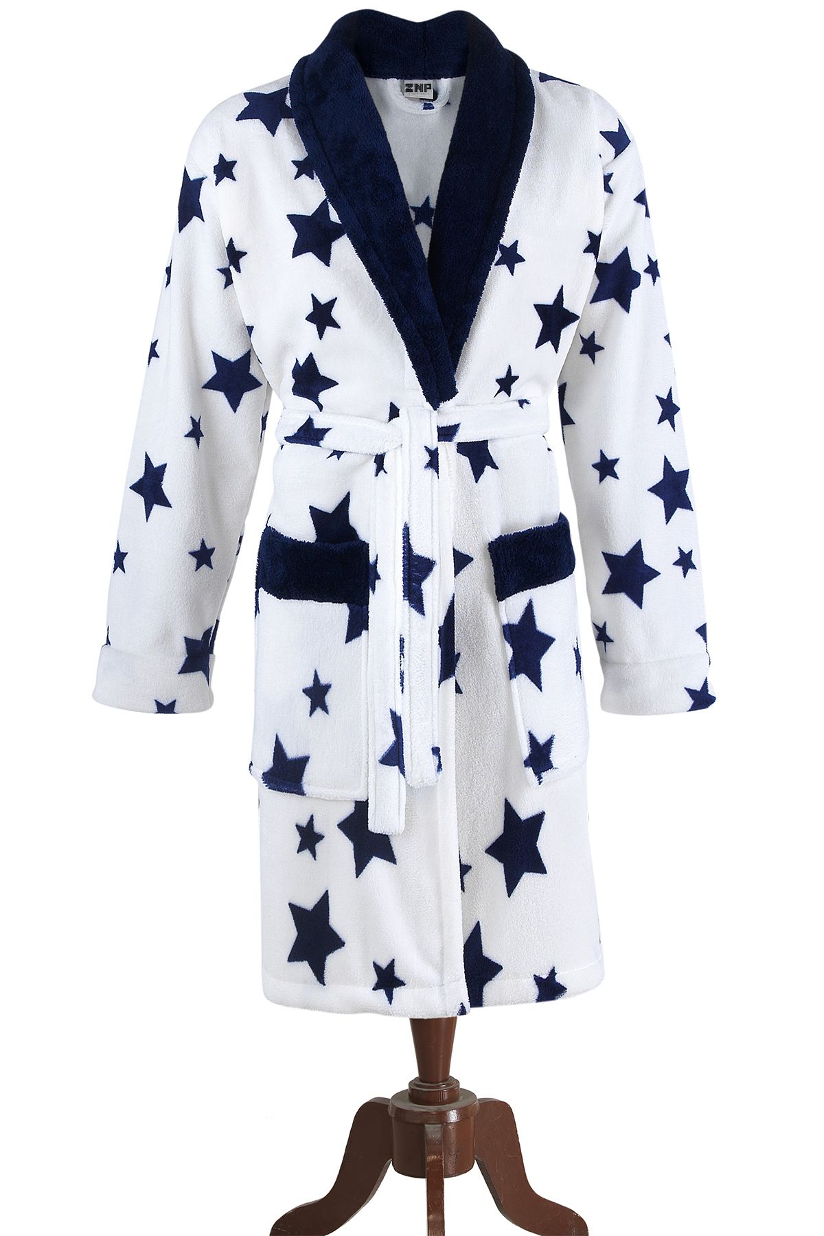 Znp Home-Sky | Şalyaka Wellsoft Plush Dressing Gown | Robdeshambr | Dressing gown 1