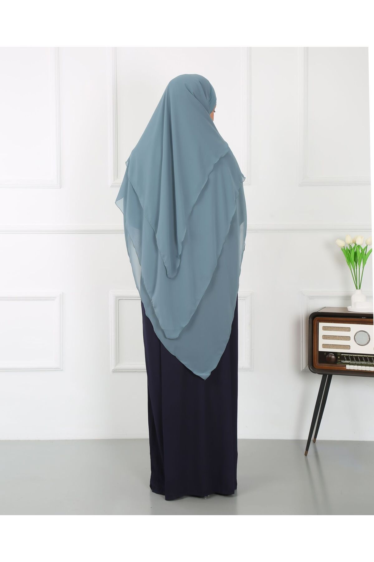 Mercan Hijab-THREE-LAYER CHIFFON SUFLE KHIMAR 6