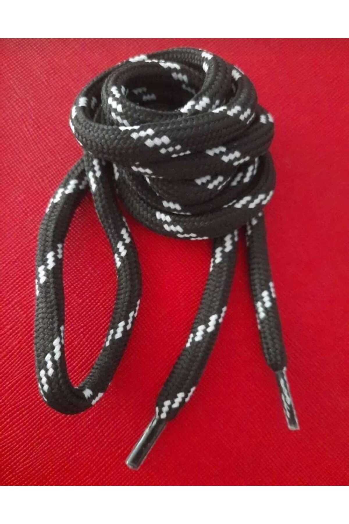 PATTERNED DOUBLE COLOR ROUND SHOELACES 120 CM 1 PAIR