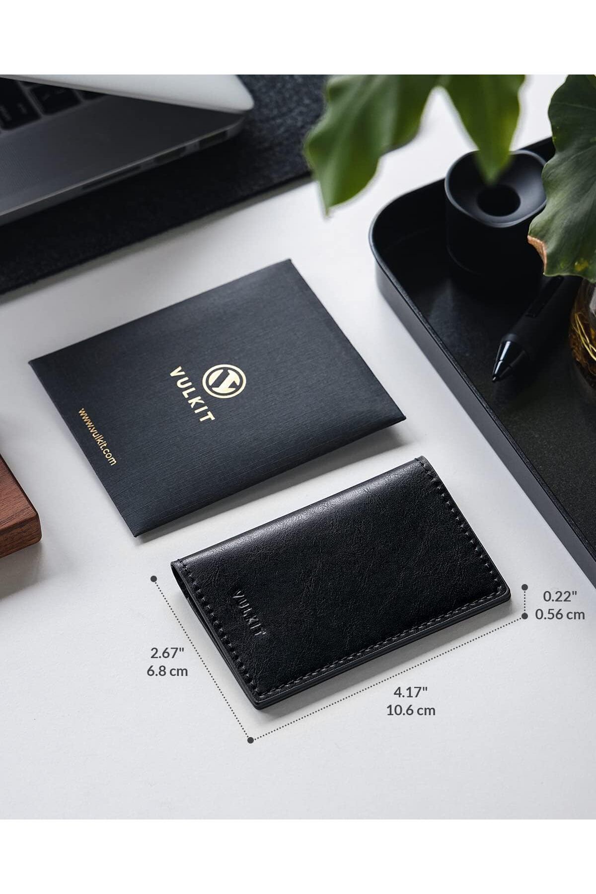 کیف پول مردانه و زنانه کارت ویزیت چرمی ULTRA SLIM CARD راه حل شیک کاربردی VULKIT