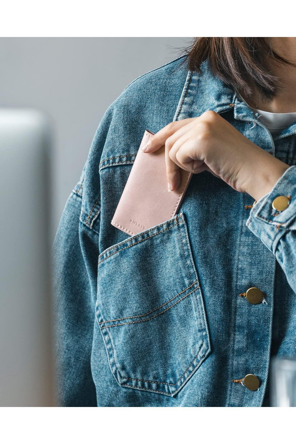 کیف پول مردانه و زنانه کارت ویزیت چرمی ULTRA SLIM CARD راه حل شیک کاربردی VULKIT
