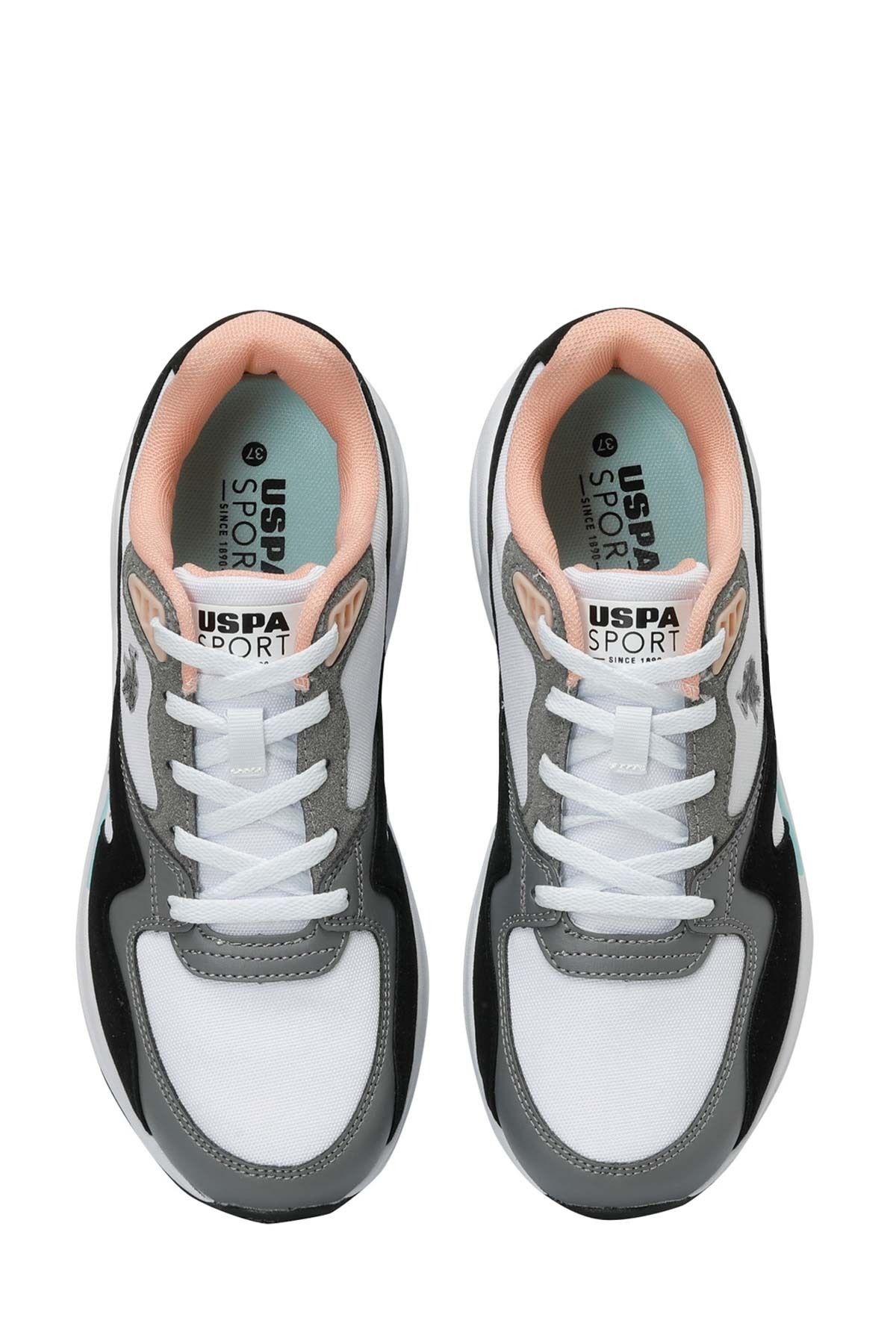 اسنیکر سفید زنانه کفش ورزشی پوست WMN 4FX U.S. Polo Assn.