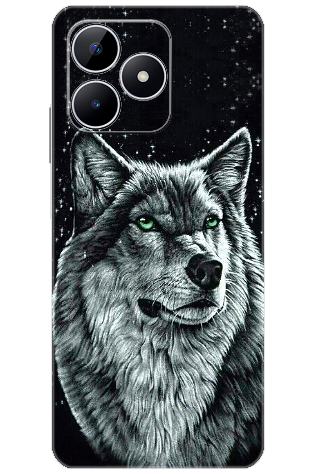 Note 50 (RMX3834) Compatible Sheath Pattern Printed Silicone Wolf Printed NGO:488 CP-sfduSAV