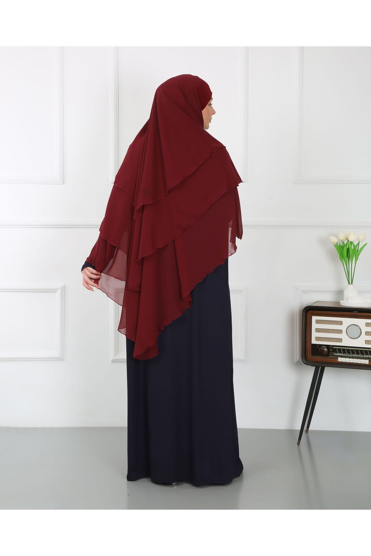Mercan Hijab-THREE-LAYER CHIFFON SUFLE KHIMAR 3
