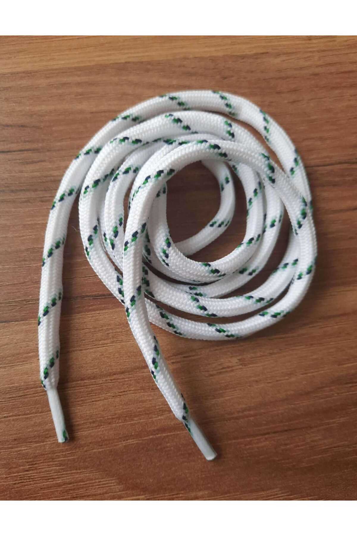 PATTERNED DOUBLE COLOR ROUND SHOELACES 120 CM 1 PAIR