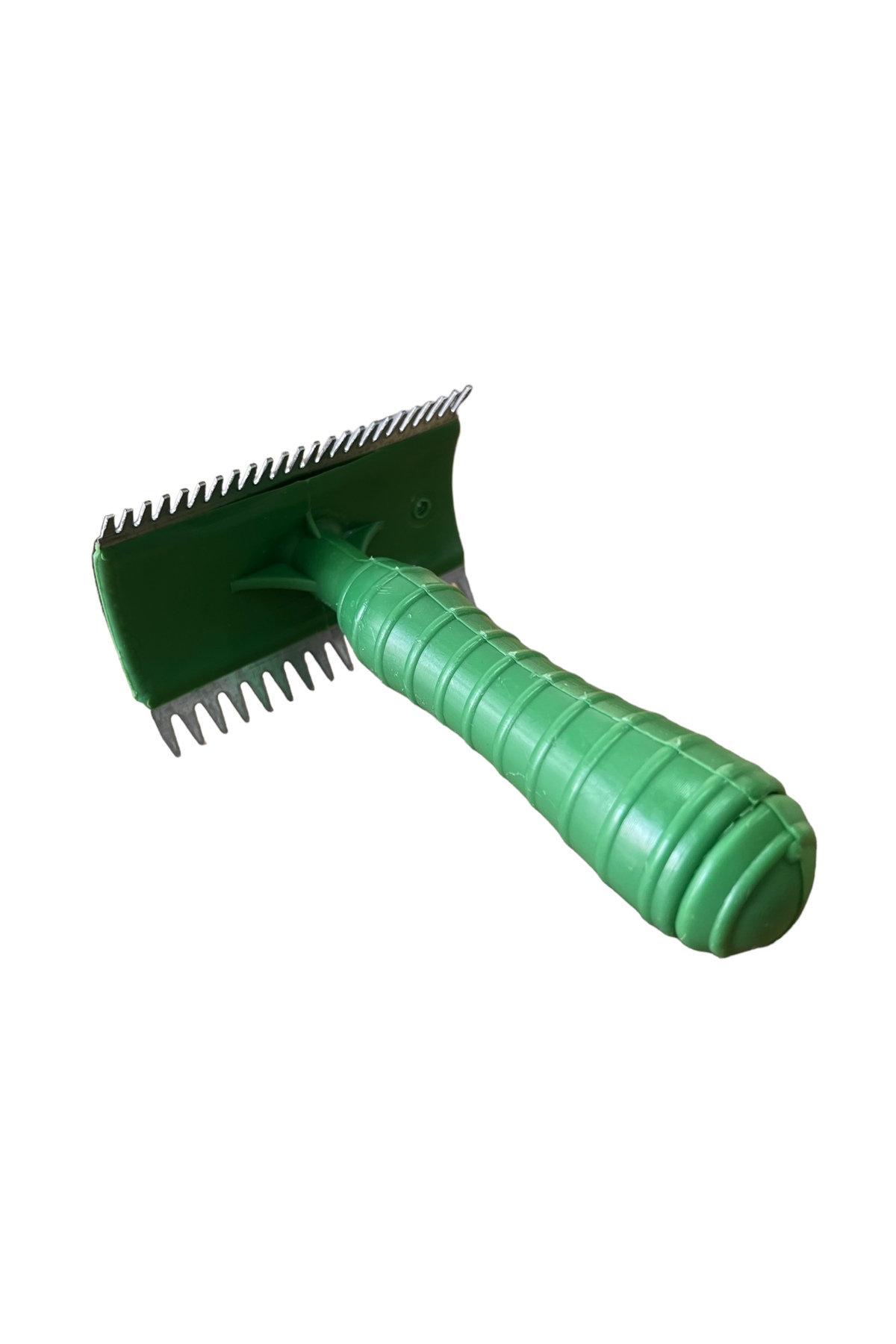 SIFIR312 Kaşağı, Plastik Saplı Hayvan Kaşıma Tarağı, Hayvan Tımar Tarağı