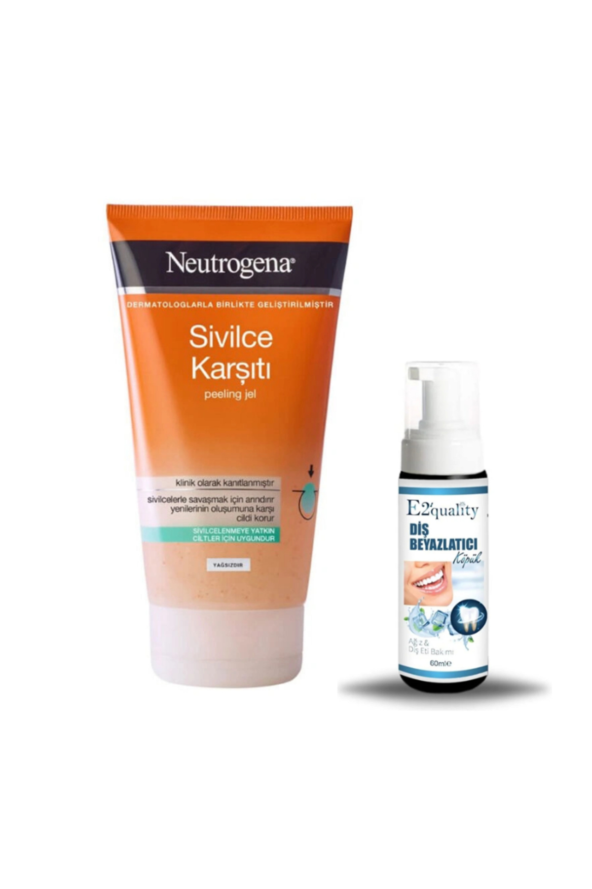 Neutrogena Pürüzsüzleştirici Peeling Jel 150 ml + Hediye Diş Beyazlatıcı Köpük — SOLID01352