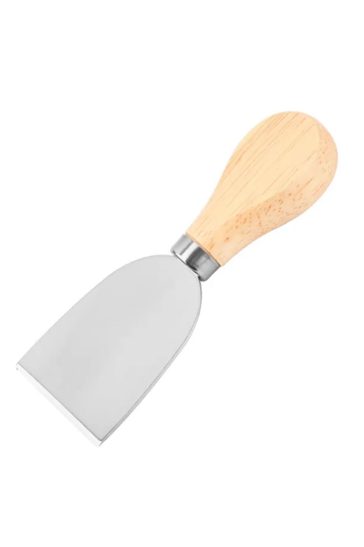 TARIK HOME-Set of 4 steel cheese knives with bamboo handle-Mini knife, butter knife, Spatula and fork 5