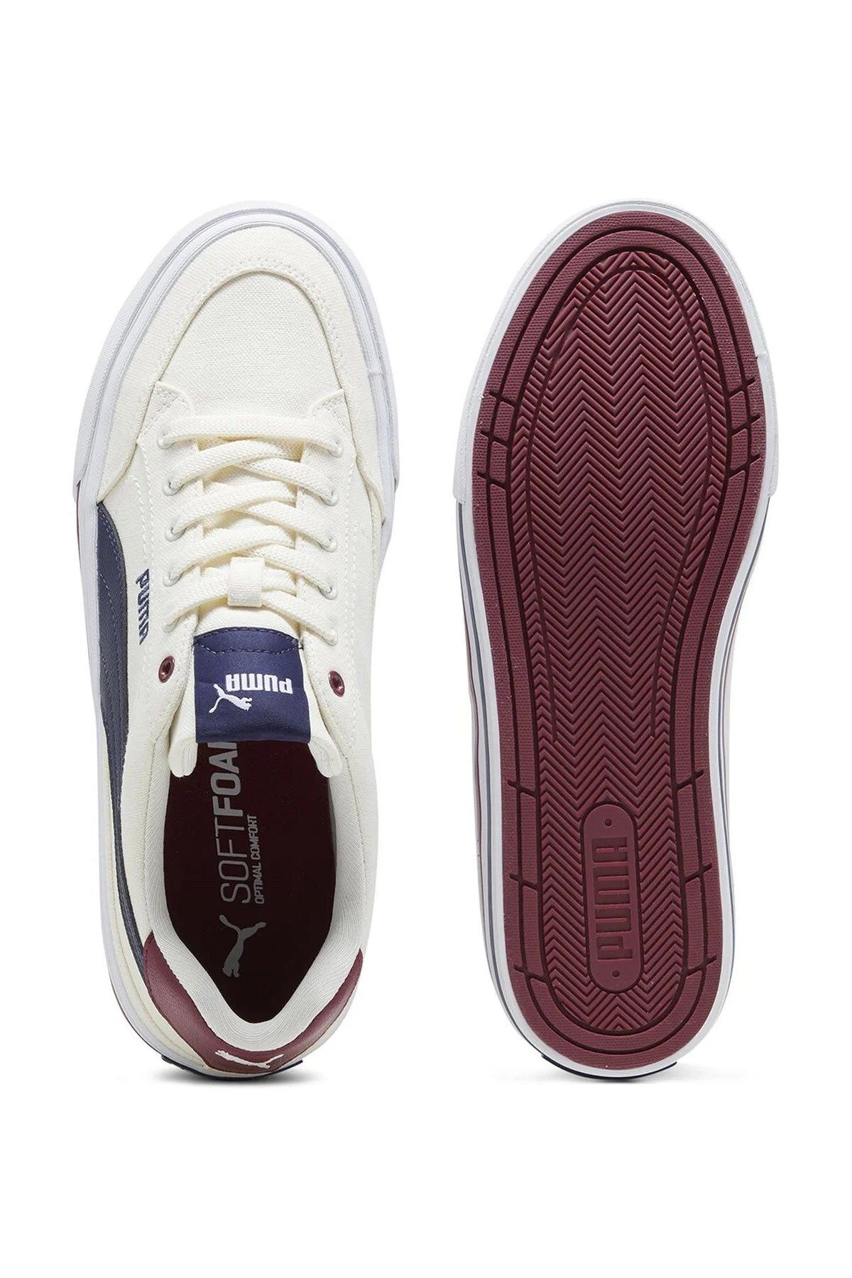 کفش دو و تمرین سفید مردانه زنانه Court کلاسیک vulc fs sport Puma