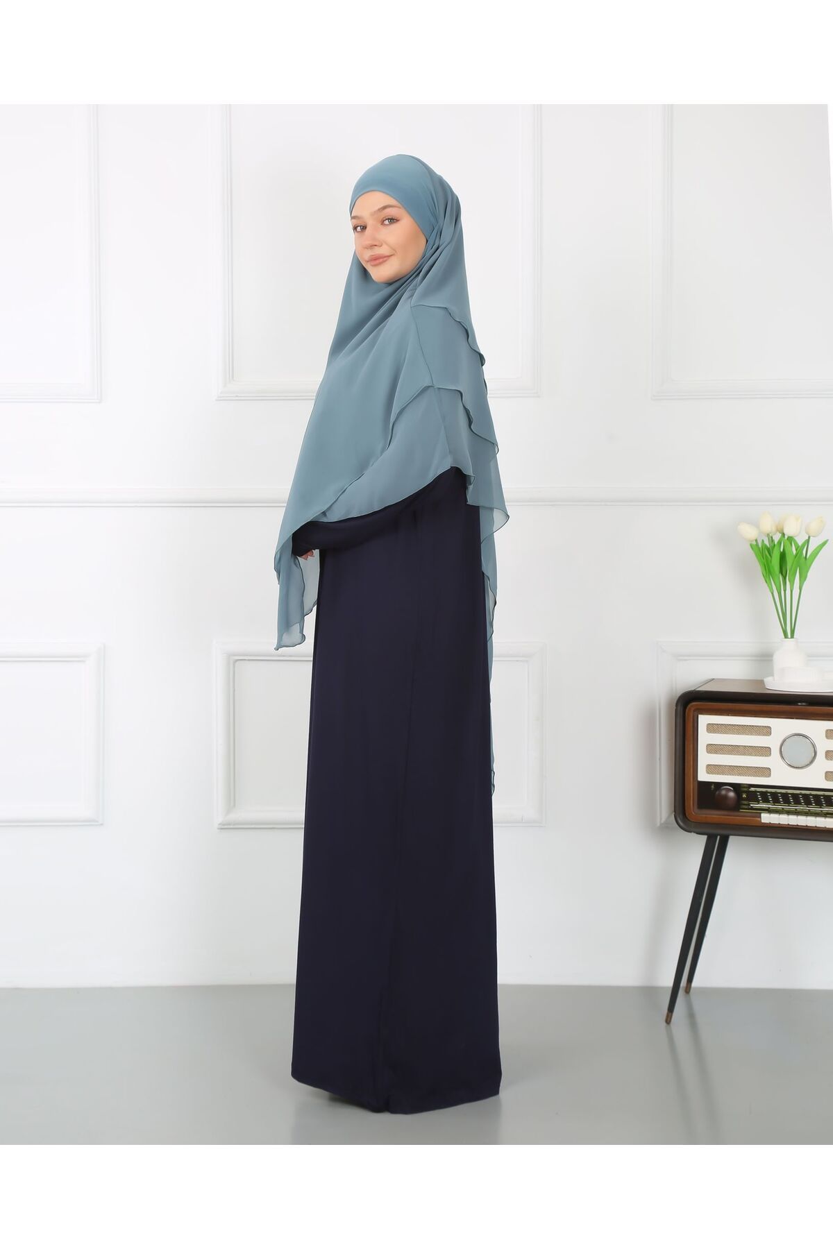 Mercan Hijab-THREE-LAYER CHIFFON SUFLE KHIMAR 4