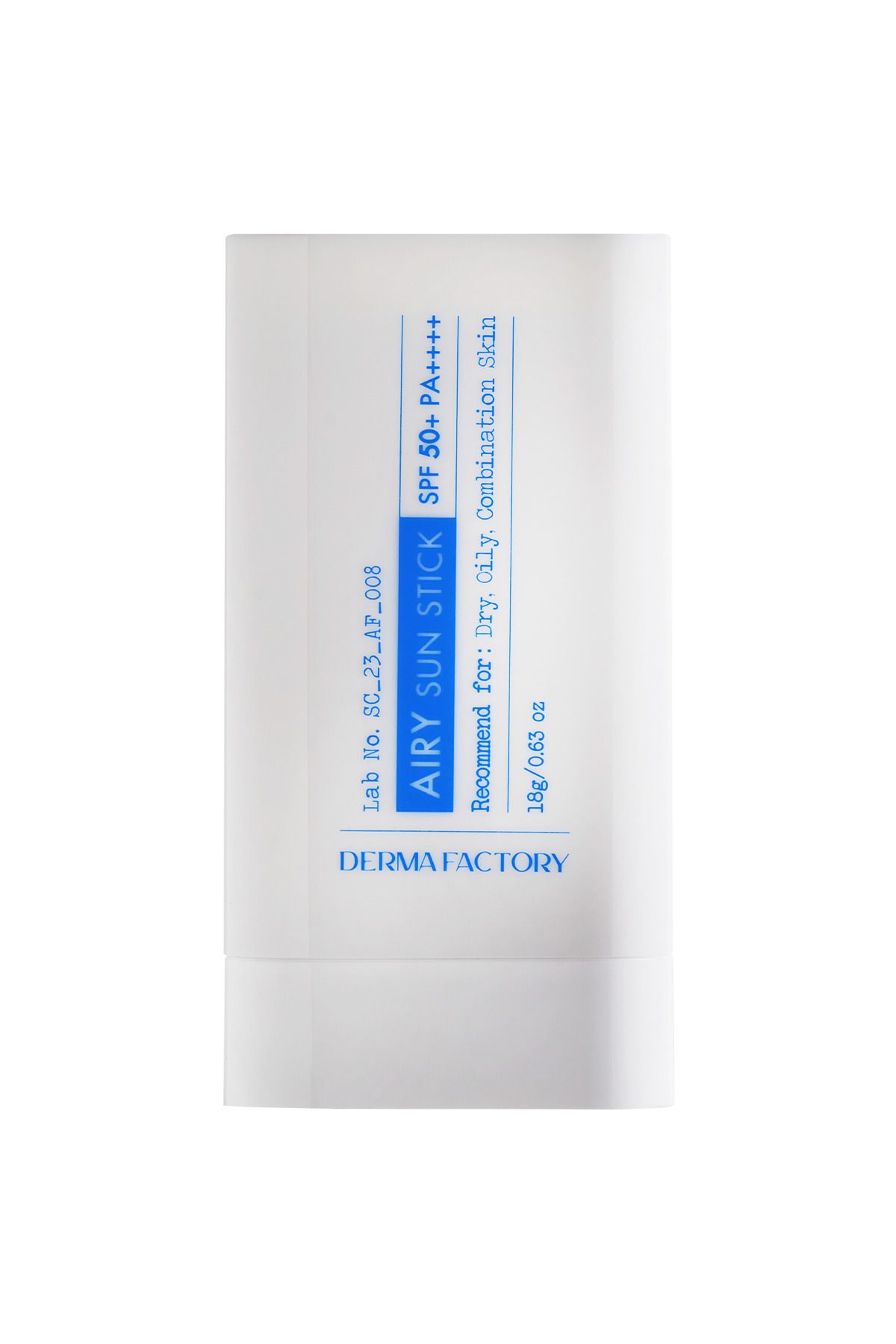 DERMA FACTORY-قلم واقي من الشمس غير لامع - للبشرة الدهنية والمختلطة، عامل حماية من الشمس SPF 50+ PA++++ 6