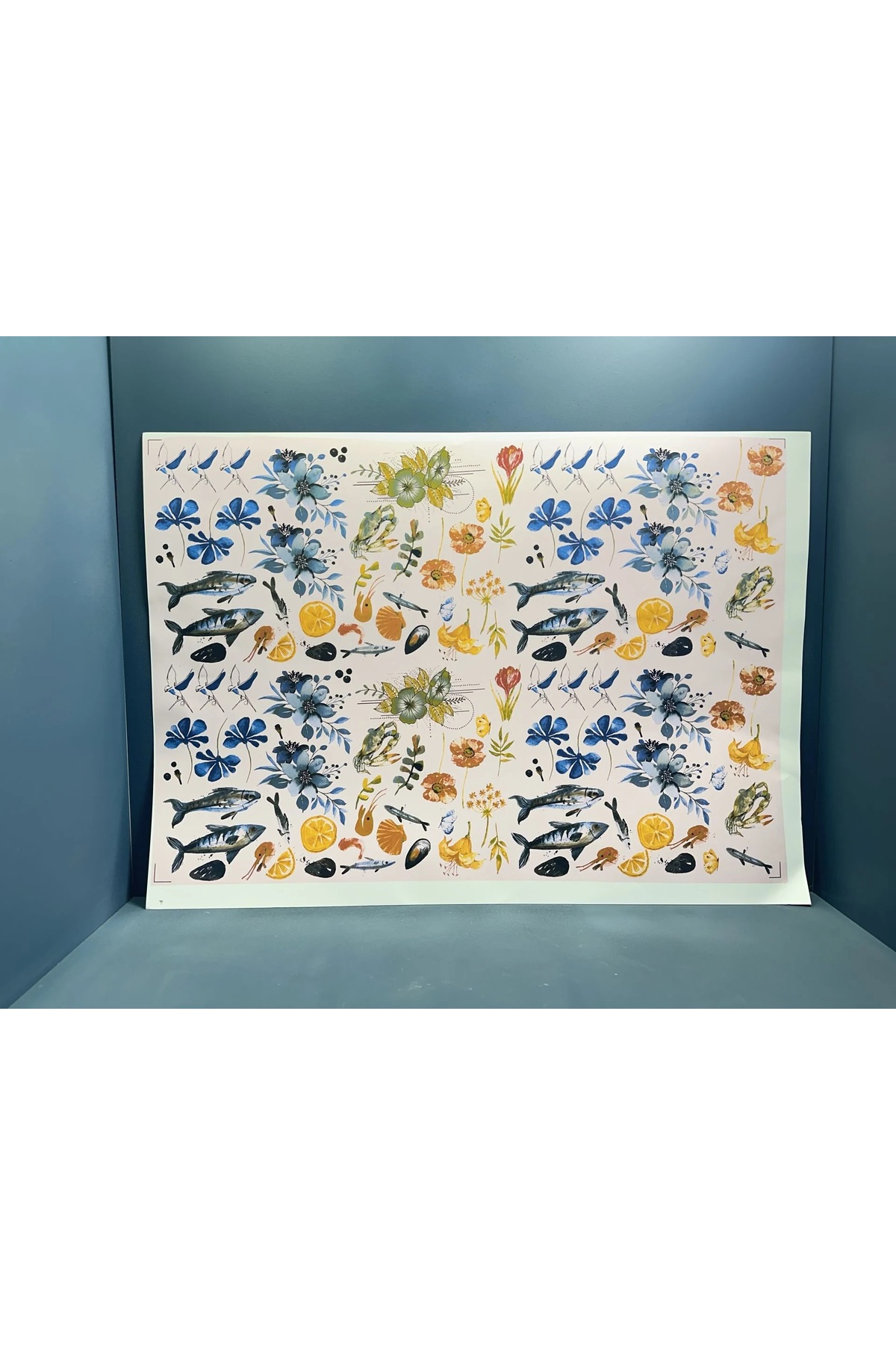 ÇiniSeramikBoyaları 50 x 70 Sır Üstü Dekal Desen (Porselen-Seramik İçin)