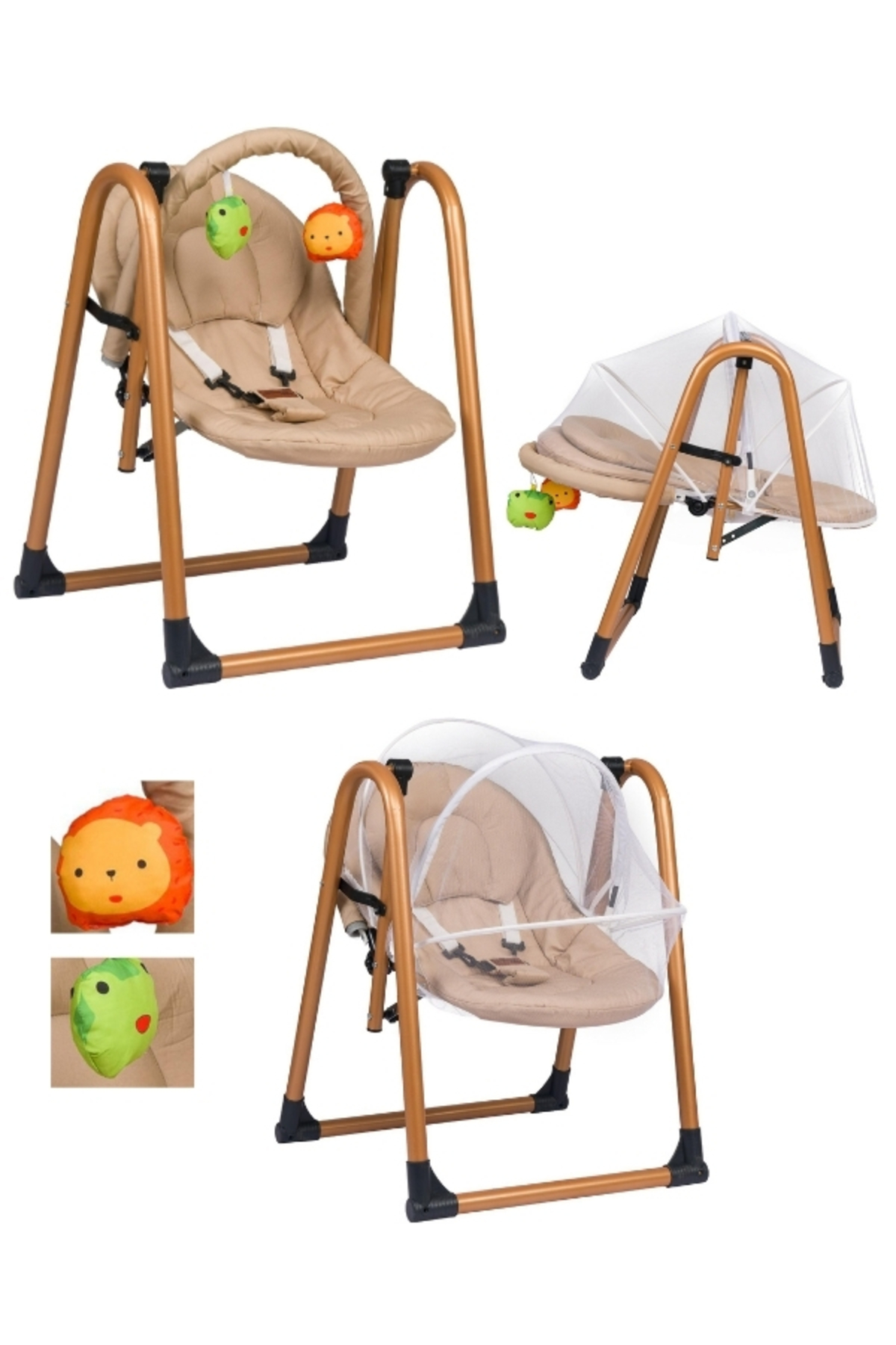 Swing Infant Carrier Baby Swing Home Type Swing Fixed With Toy