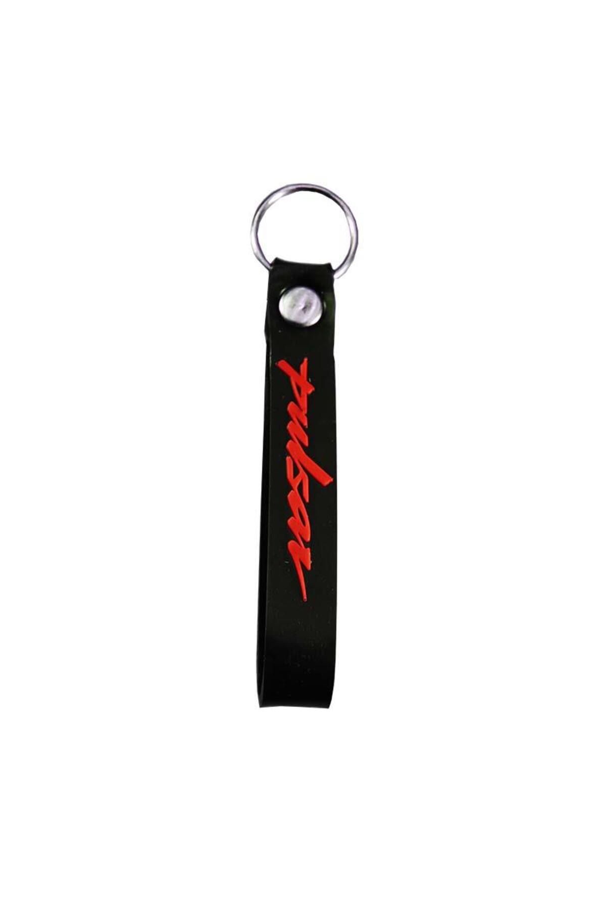 Bajaj Pulsar Premium Keychain Black Red Trendyol