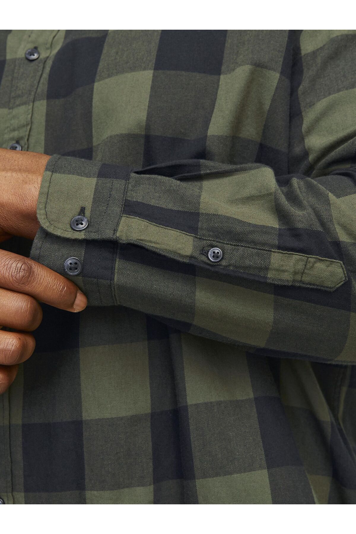Jack & Jones Plus-Karohemd Plus Locker Geschnitten Karohemd 7